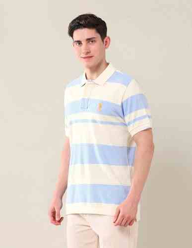 U.S.POLO MENS T-SHIRT H/S USTSH2419 LT. BLUE