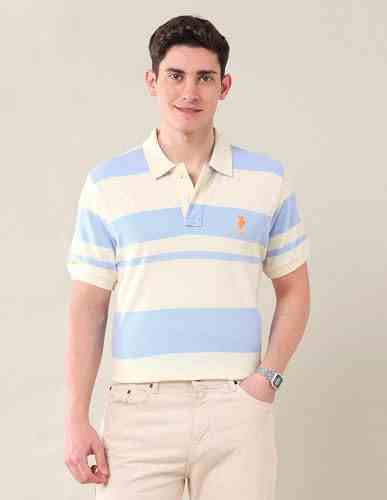 U.S.POLO MENS T-SHIRT H/S USTSH2419 LT. BLUE