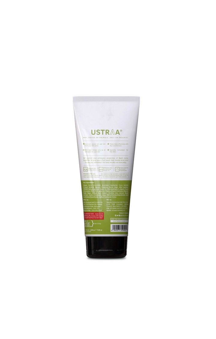 Ustraa | Ustraa Ayurvedic Hair Oil 200 ml And Face Wash Oily Skin 200 g 4