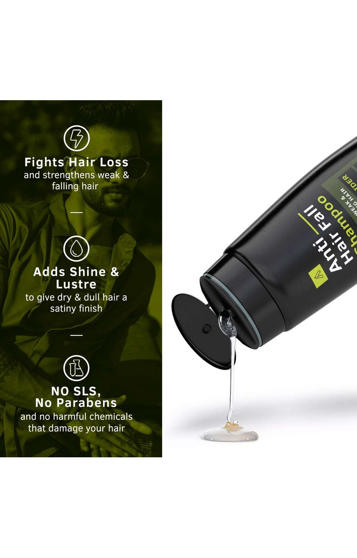 Ustraa Ayurvedic Hair Oil 200 ml & Anti Hair Fall Shampoo 250 ml 
