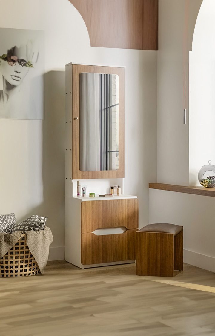 neudot Swirl Dresssing Table - Leon Teak