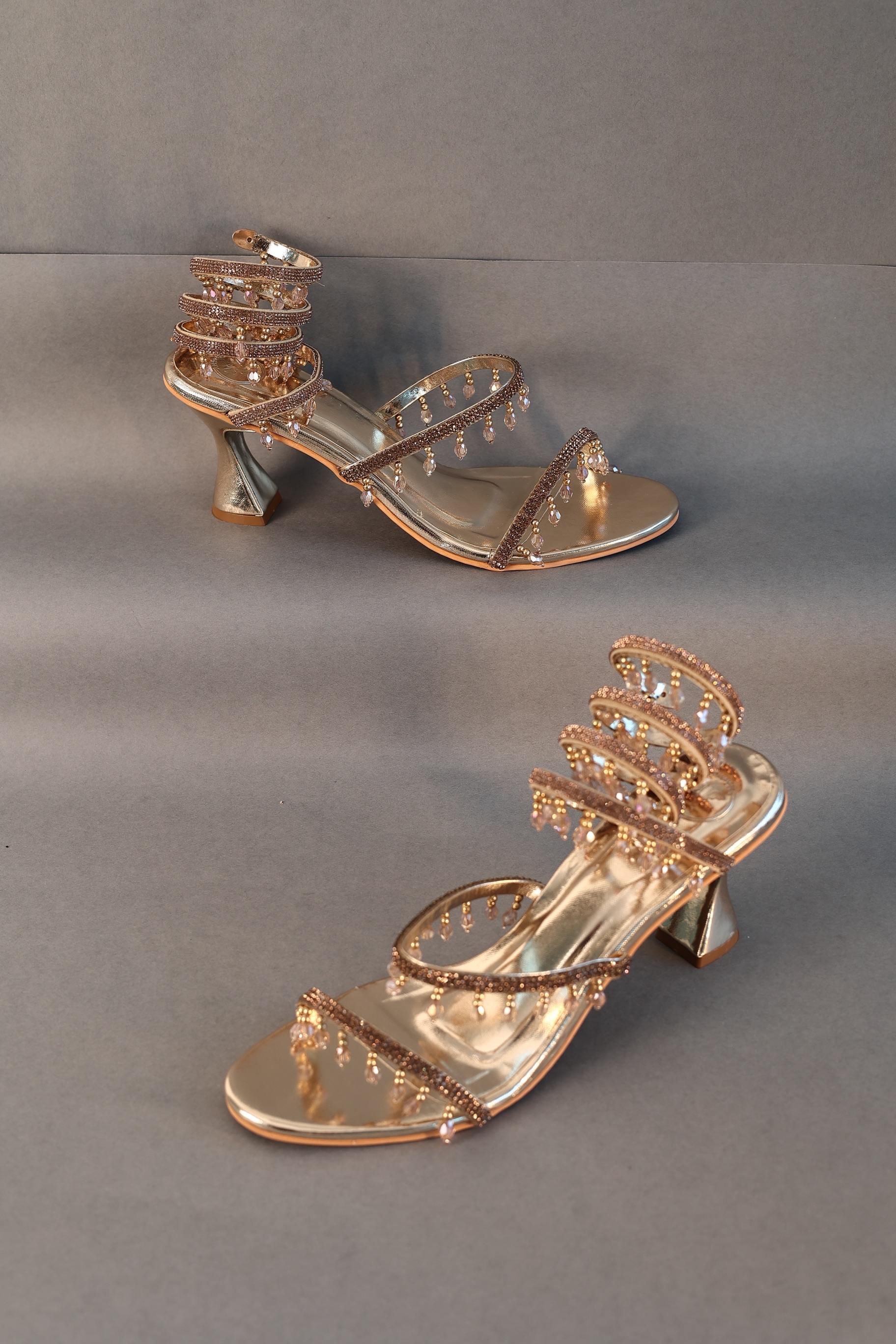 Pencil Heel Sandals at best price in New Delhi by Yamuna Traders | ID:  8496876633