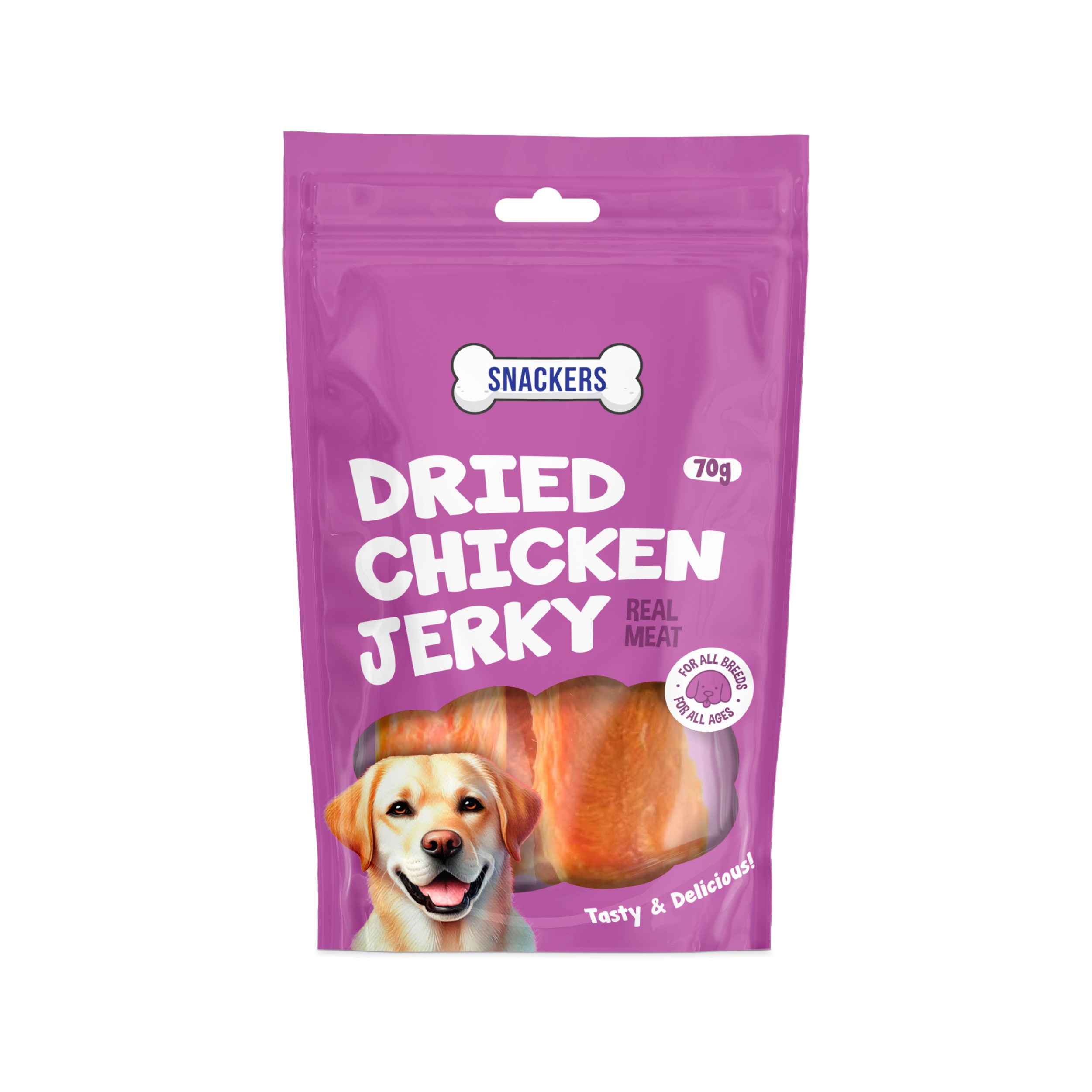 Snackers Dried Chicken Jerky 70G CL – (Best Before Dec’26)