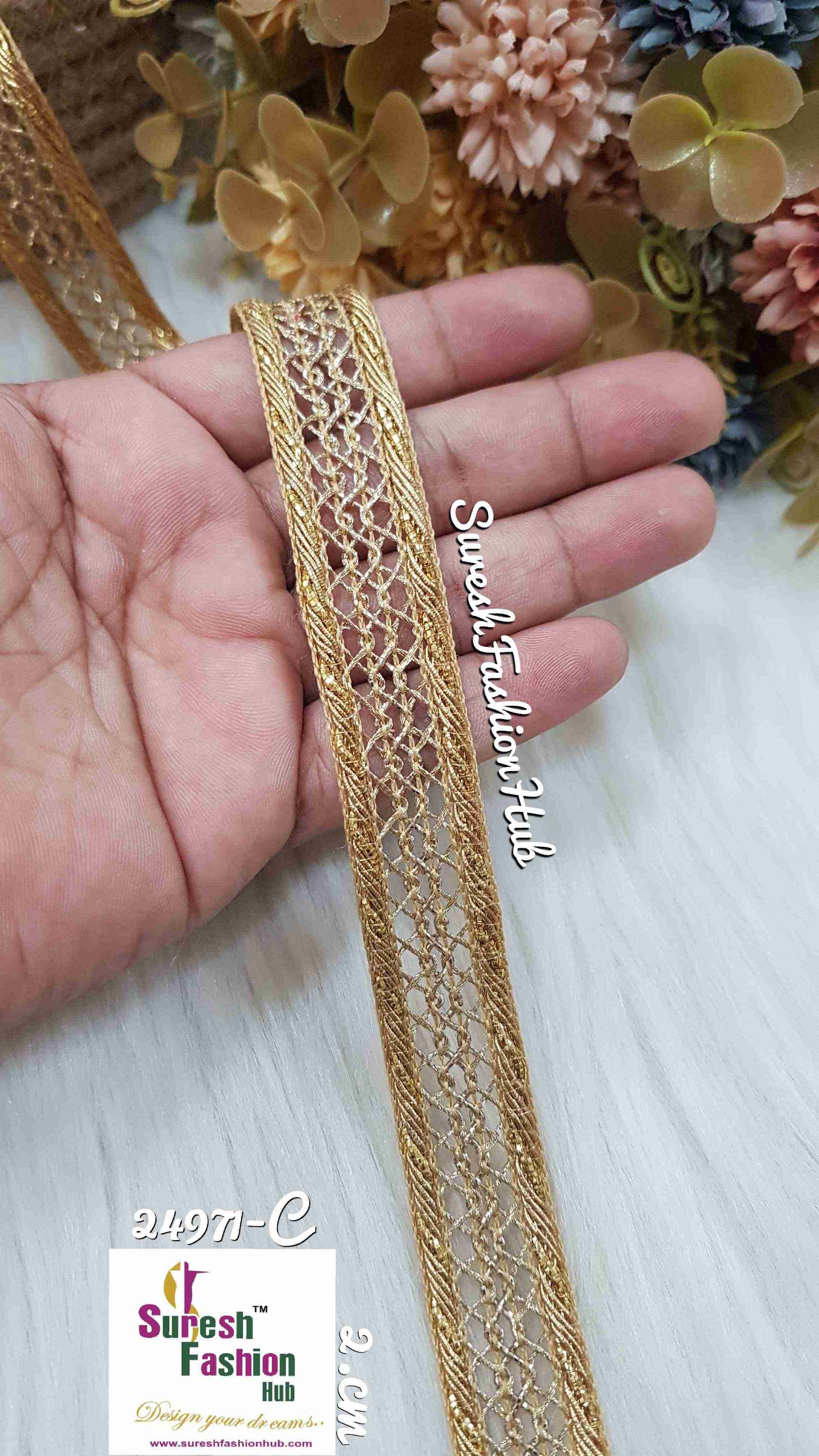 Divine Gold Zari Elegance Borders