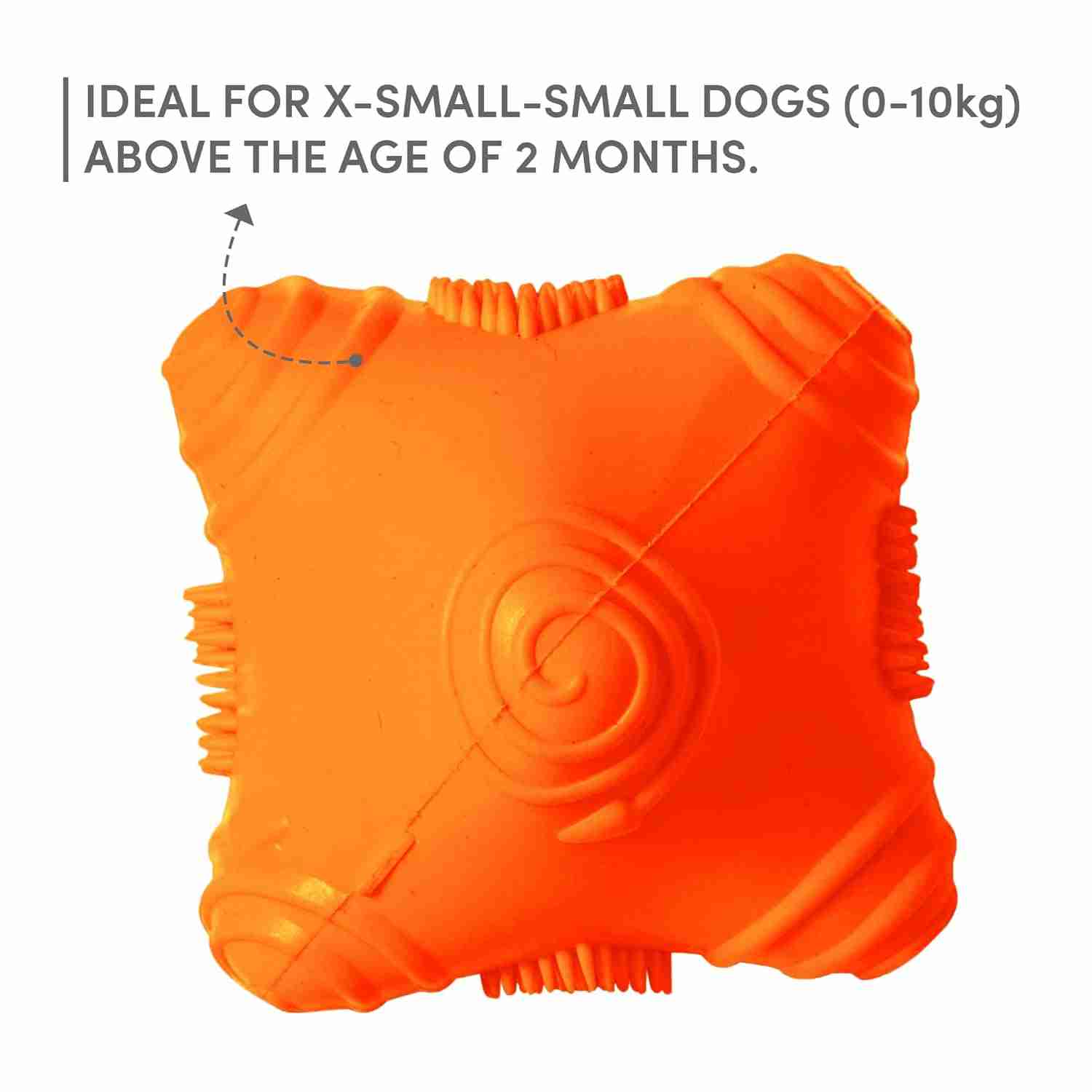Barkbutler Just A Snitch Orange (5x4.5x4.3 cm) Toy for Dogs