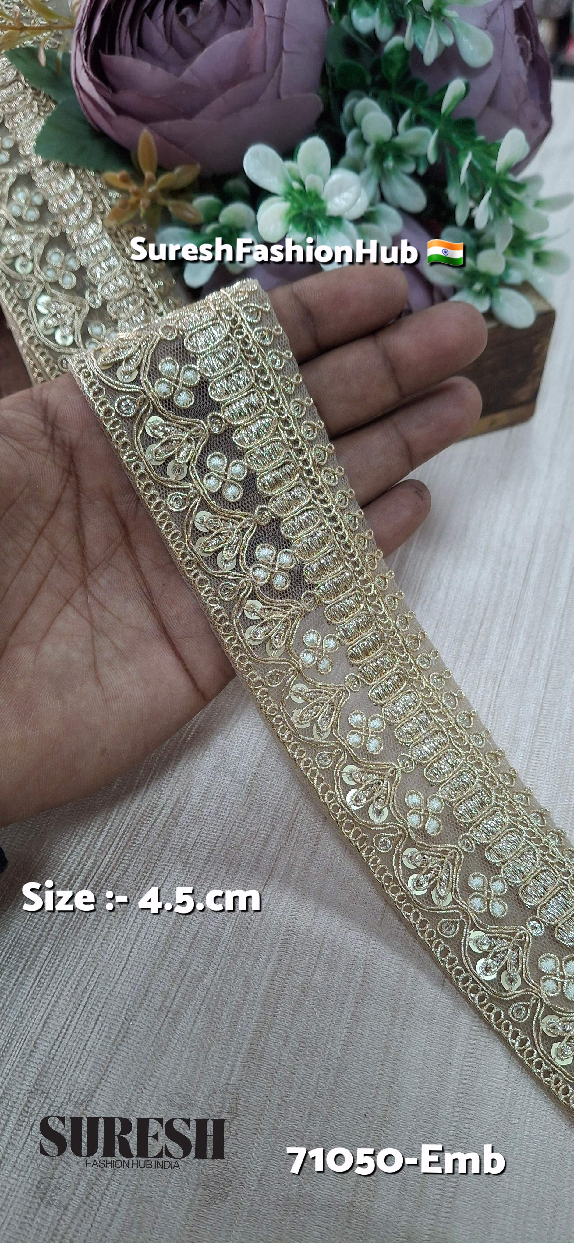 Pearl Royal Embroidery Lace