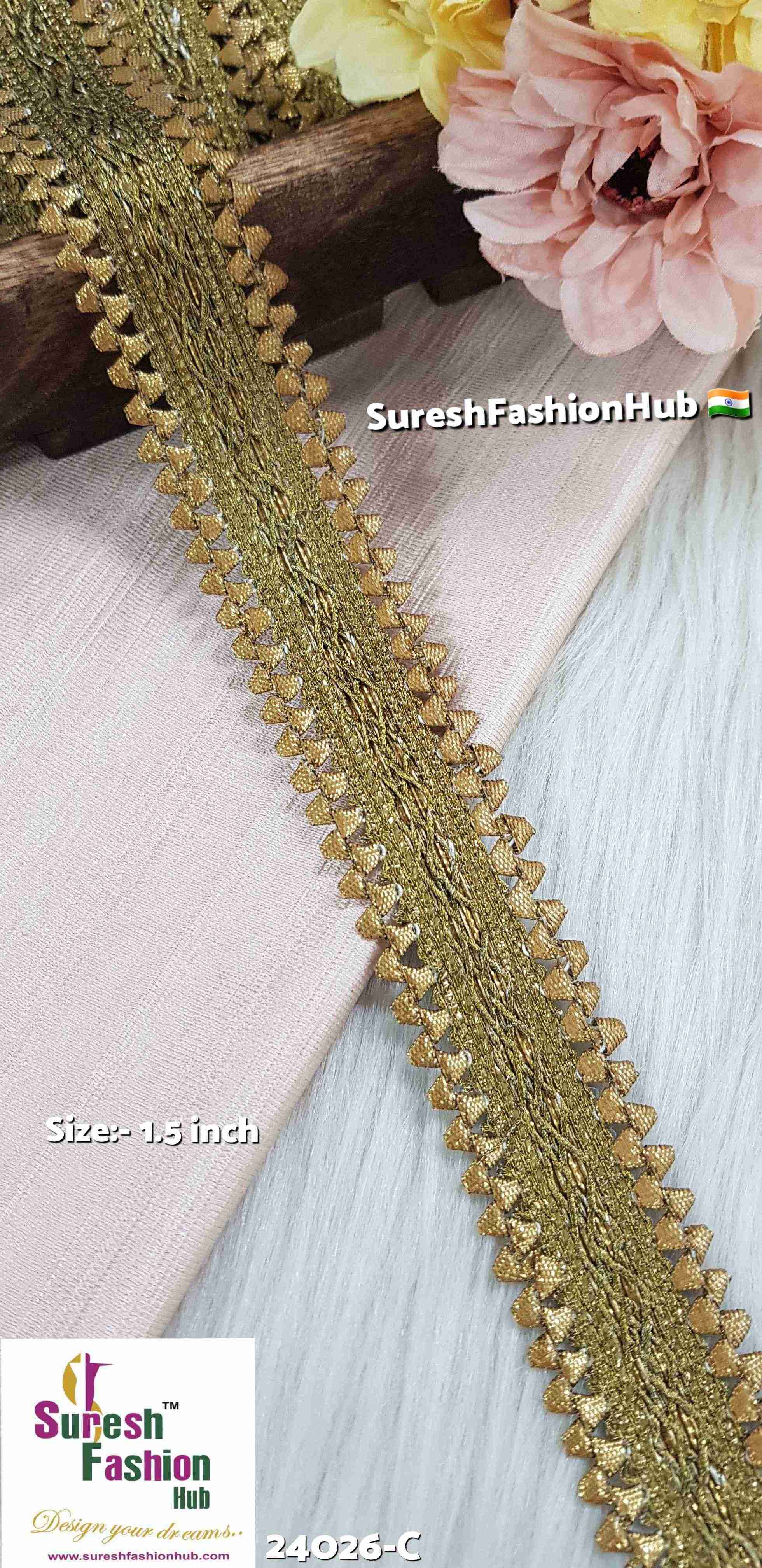 Matt Samosa Jhalar Lace