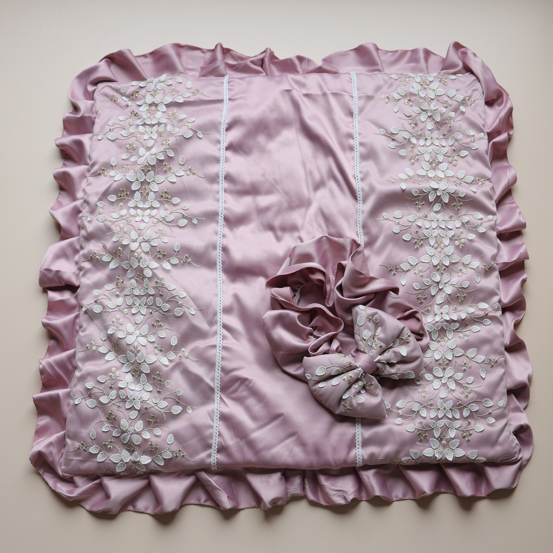 Rosé Fleur Drape Set