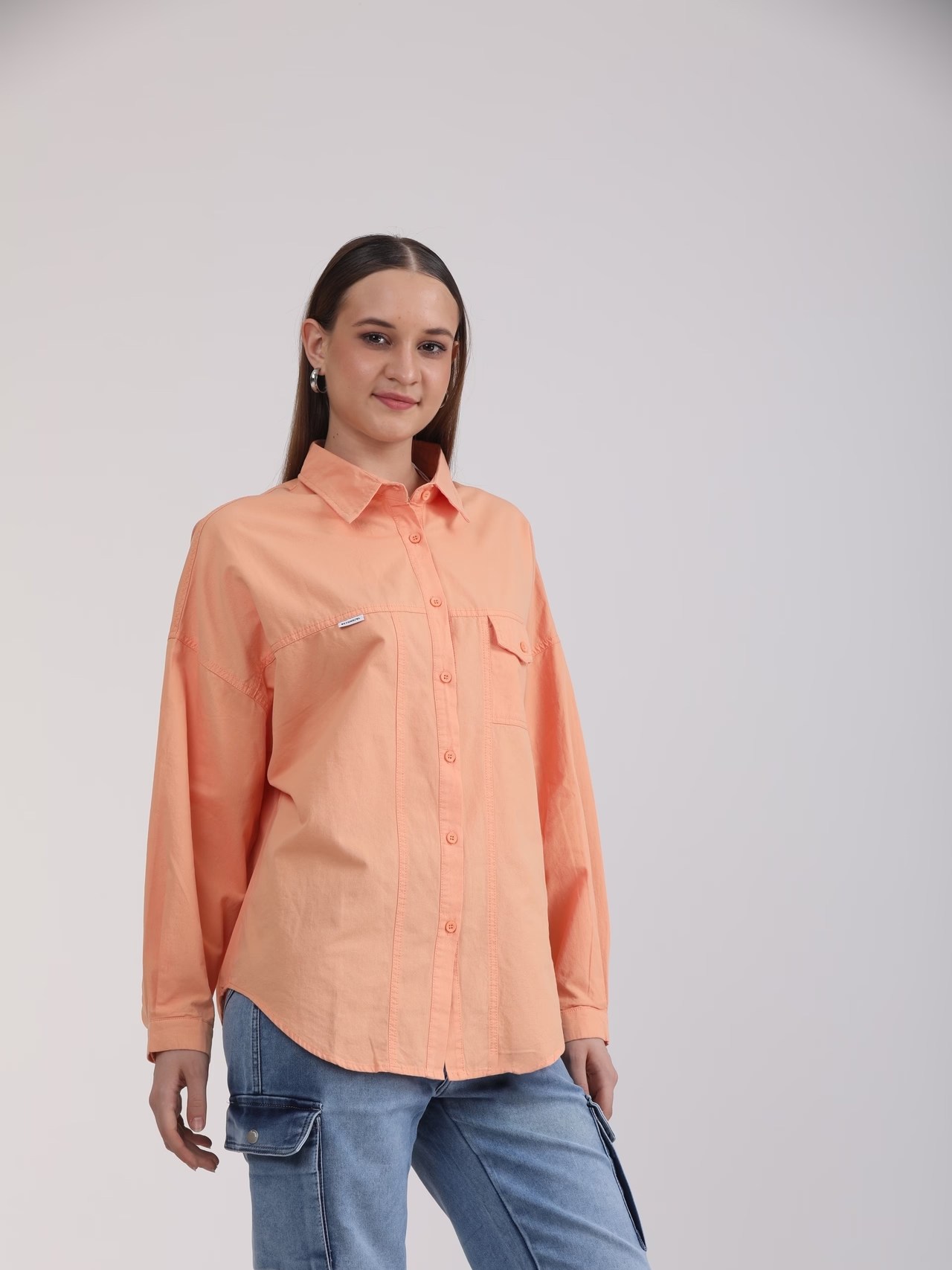Albion Women Orange Blouson Top