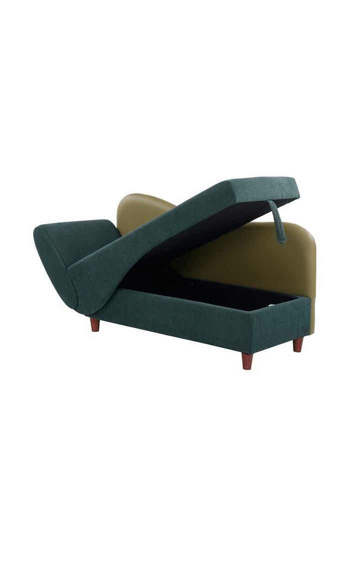 Viva Storage LHS Chaise Lounger Castle Green Colour
