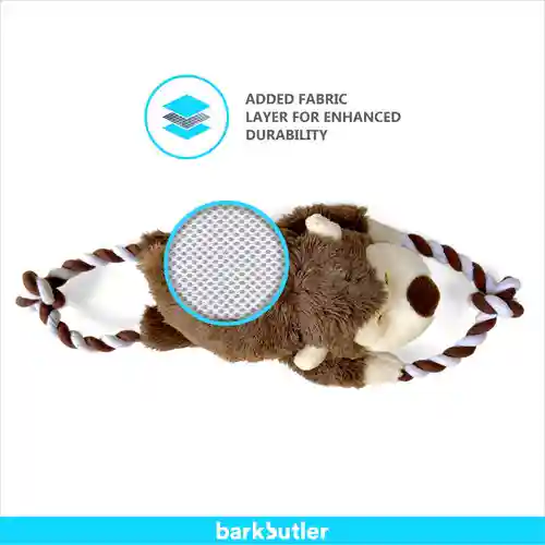 Barkbutler Knotty The Bear Plush Toy for Dogs 36X8 CM