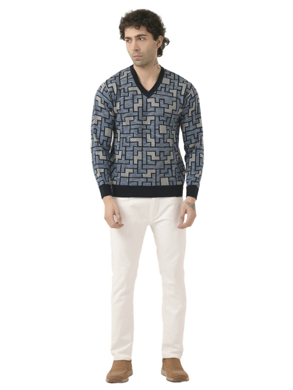 ALBION Mens Winter Multi Sweaters