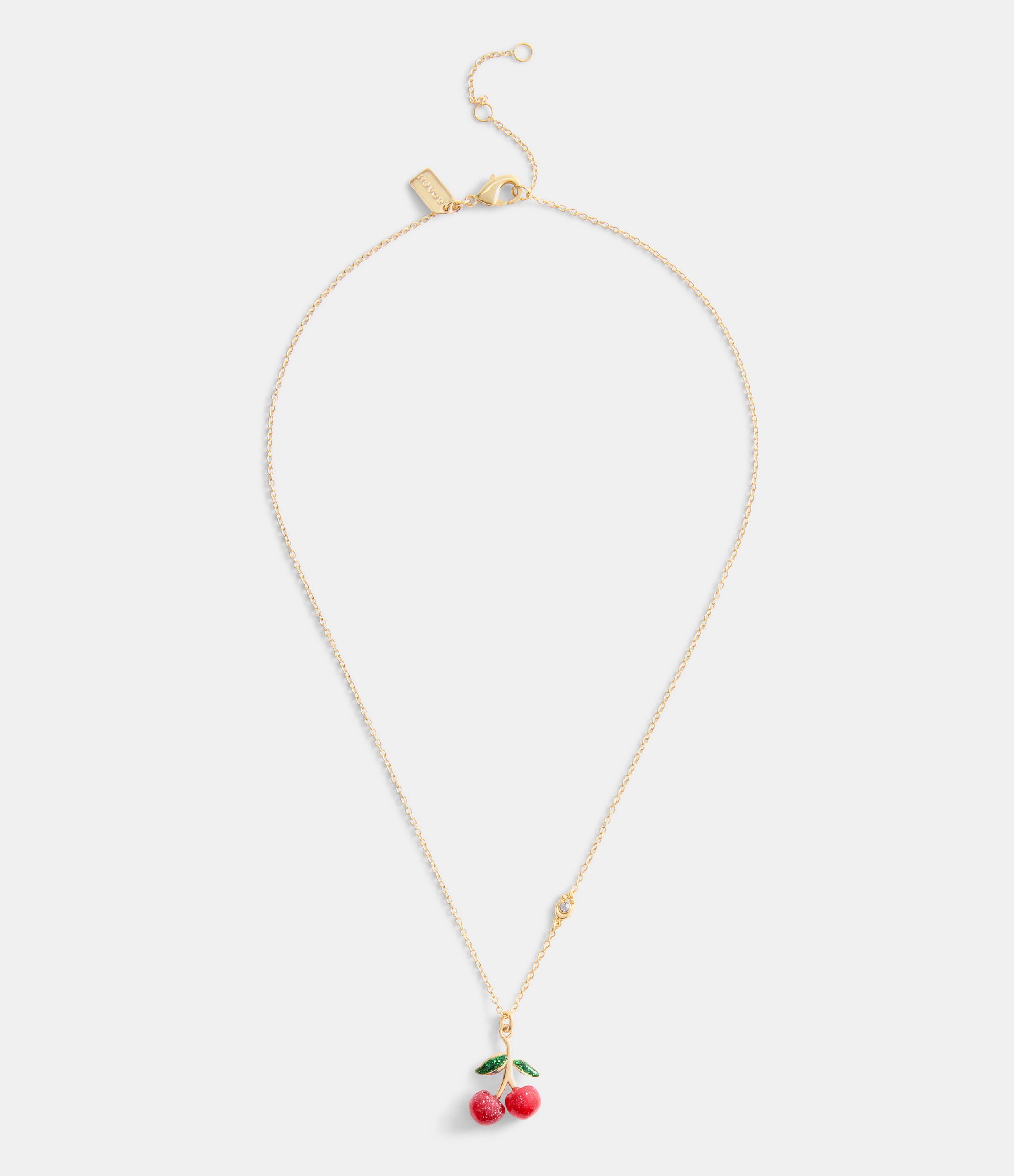 Cherry Short Pendant Necklace