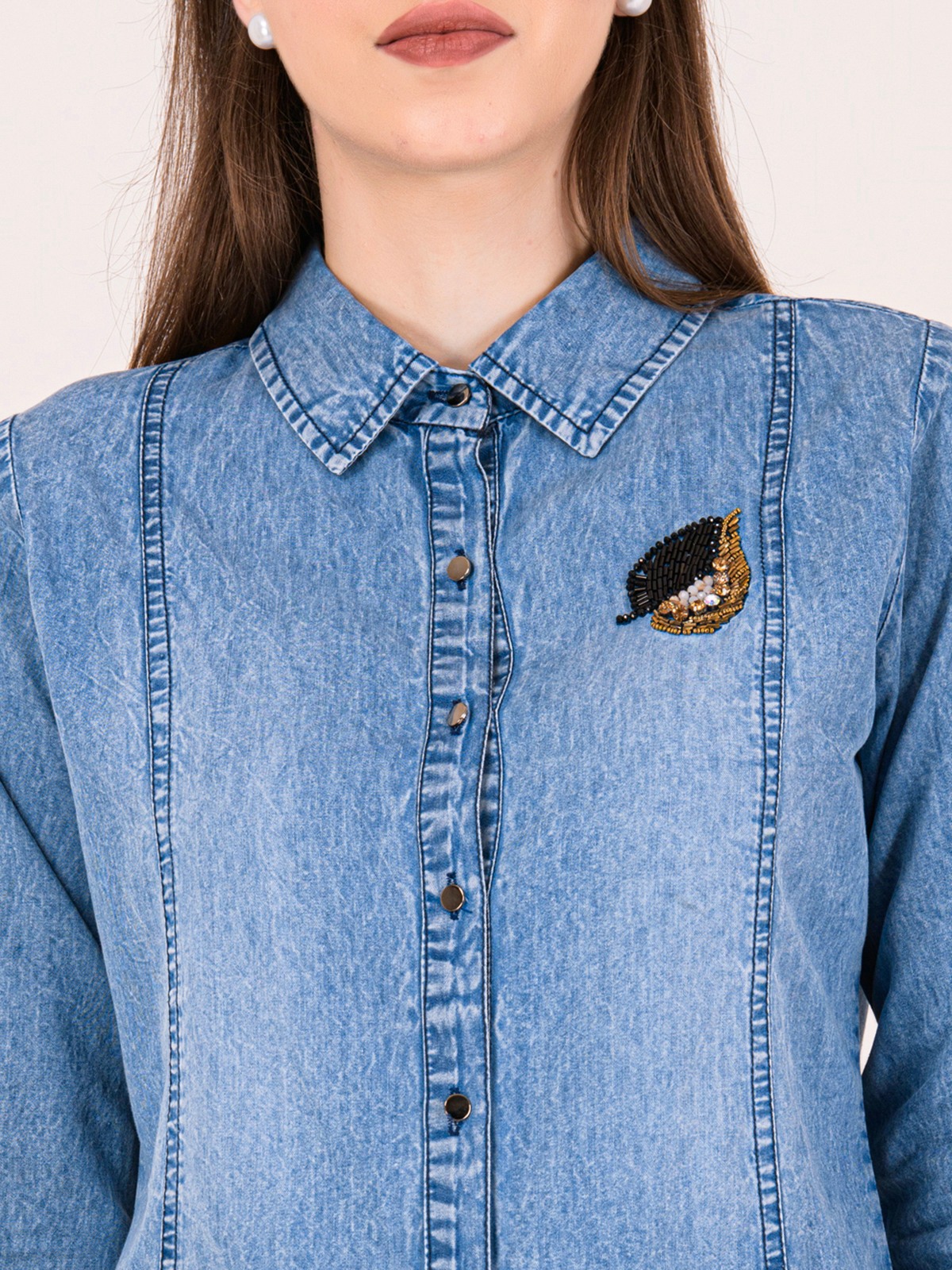 Albion Women L.Blue Smart Top