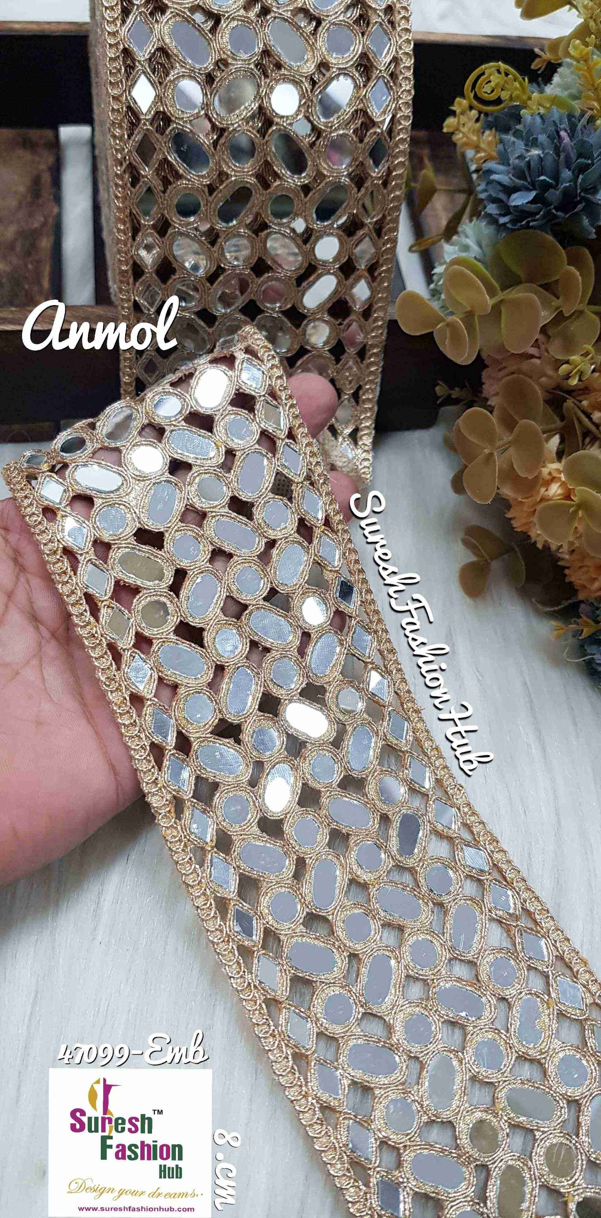 Rose gold Regal Cut Shape Mirror Elegance Lace