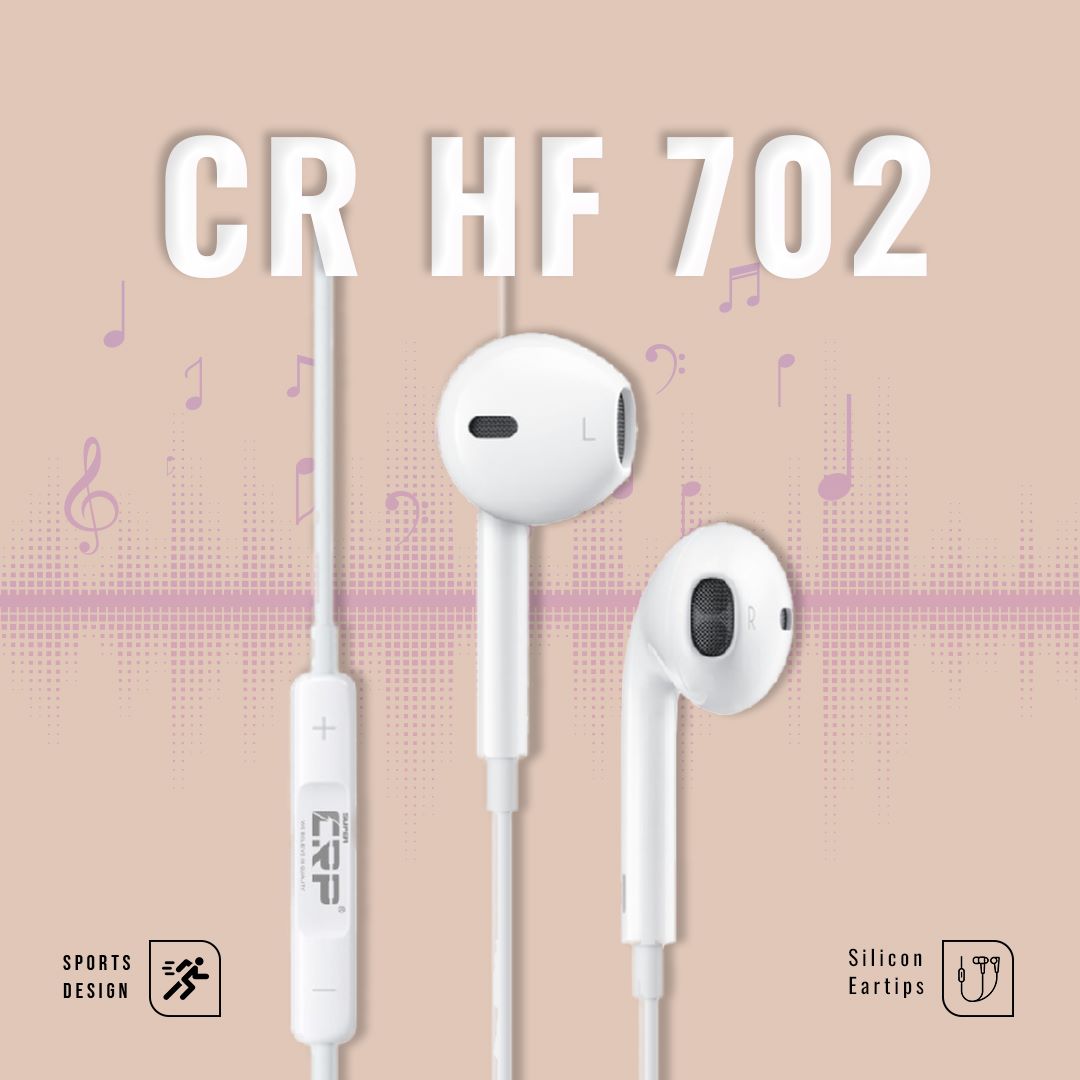 CR HF-702 IN-EAR WIRED EARPHONES - C-TYPE HANDSFREE