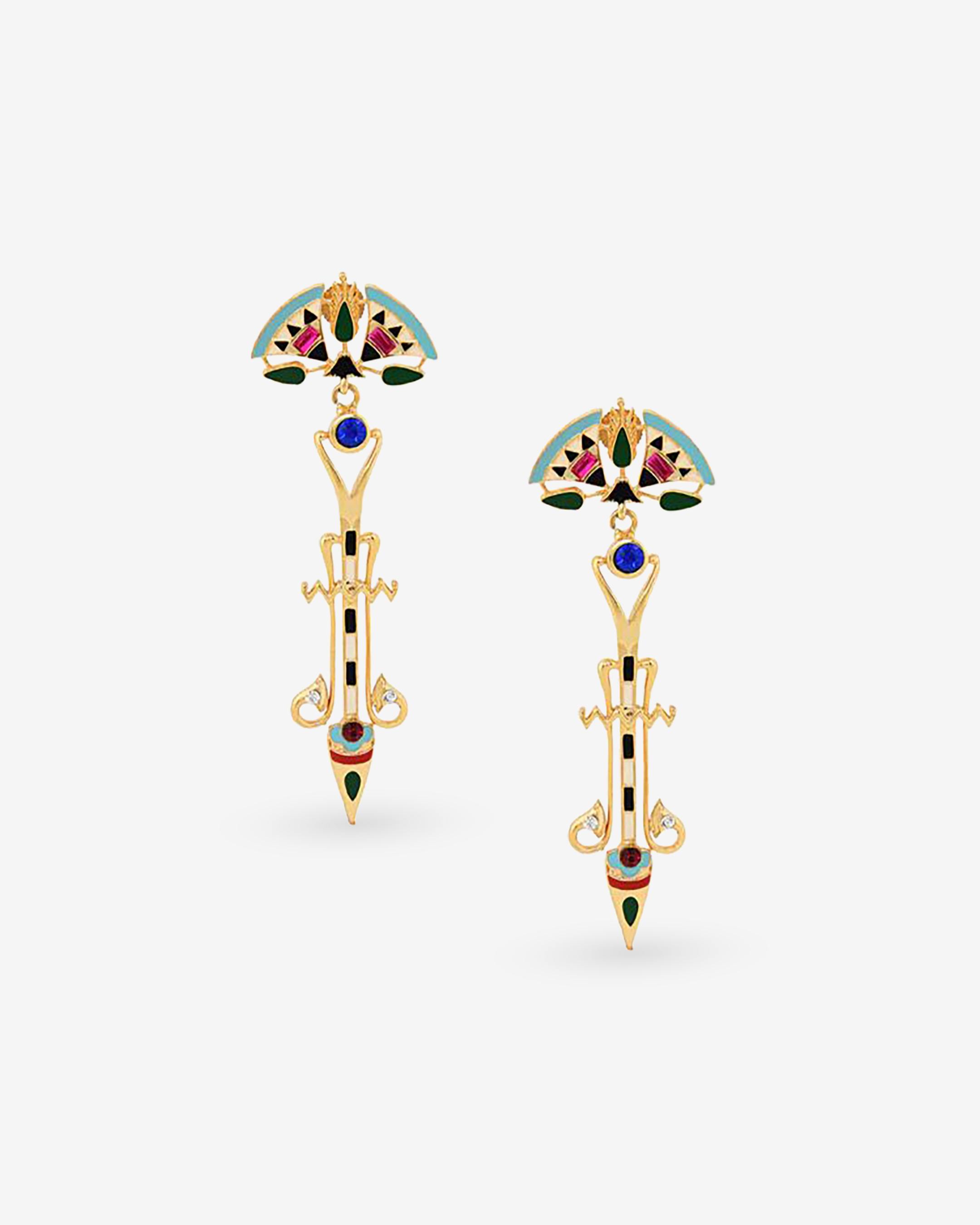 Blue Cairo Earrings