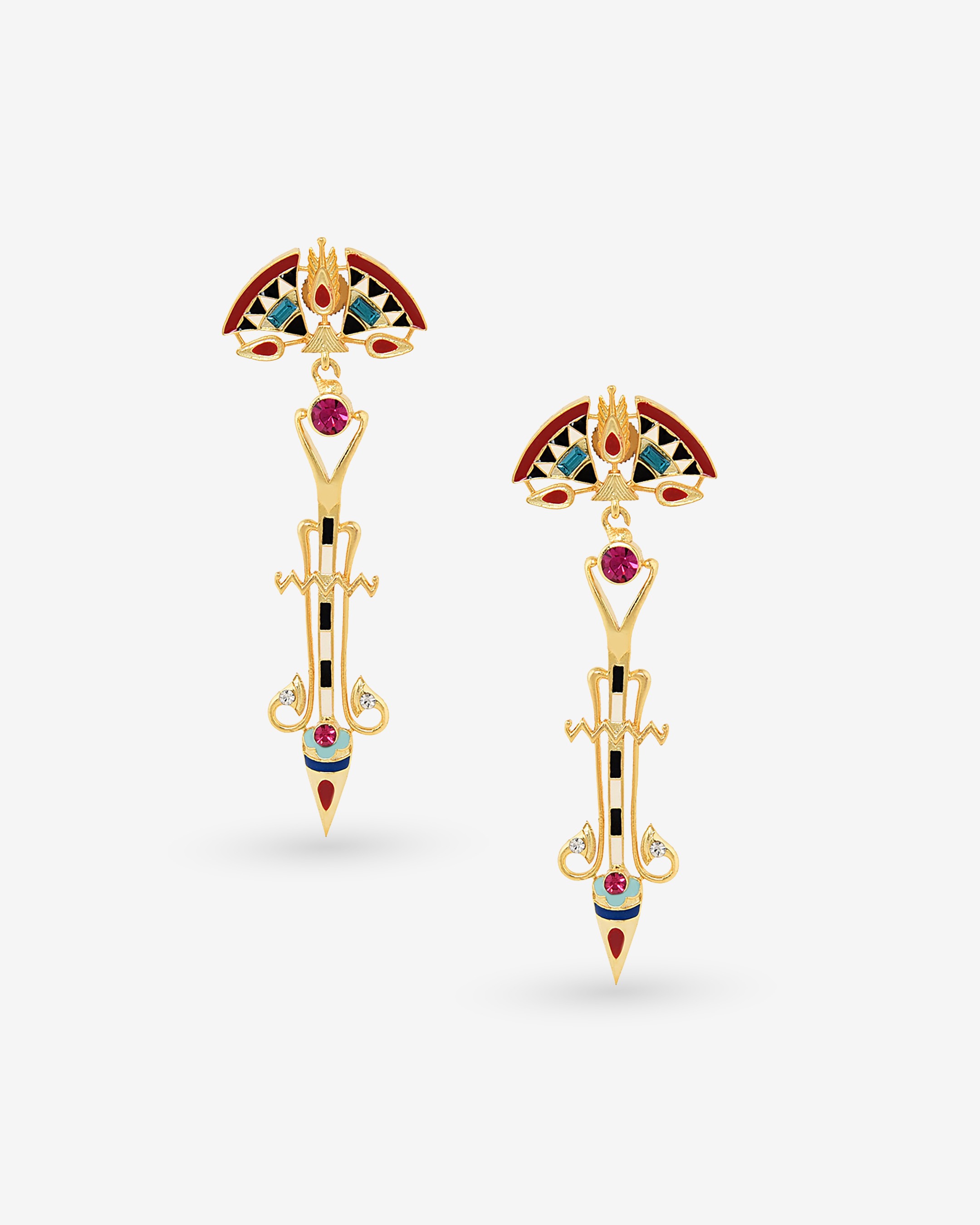 Red Cairo Earrings