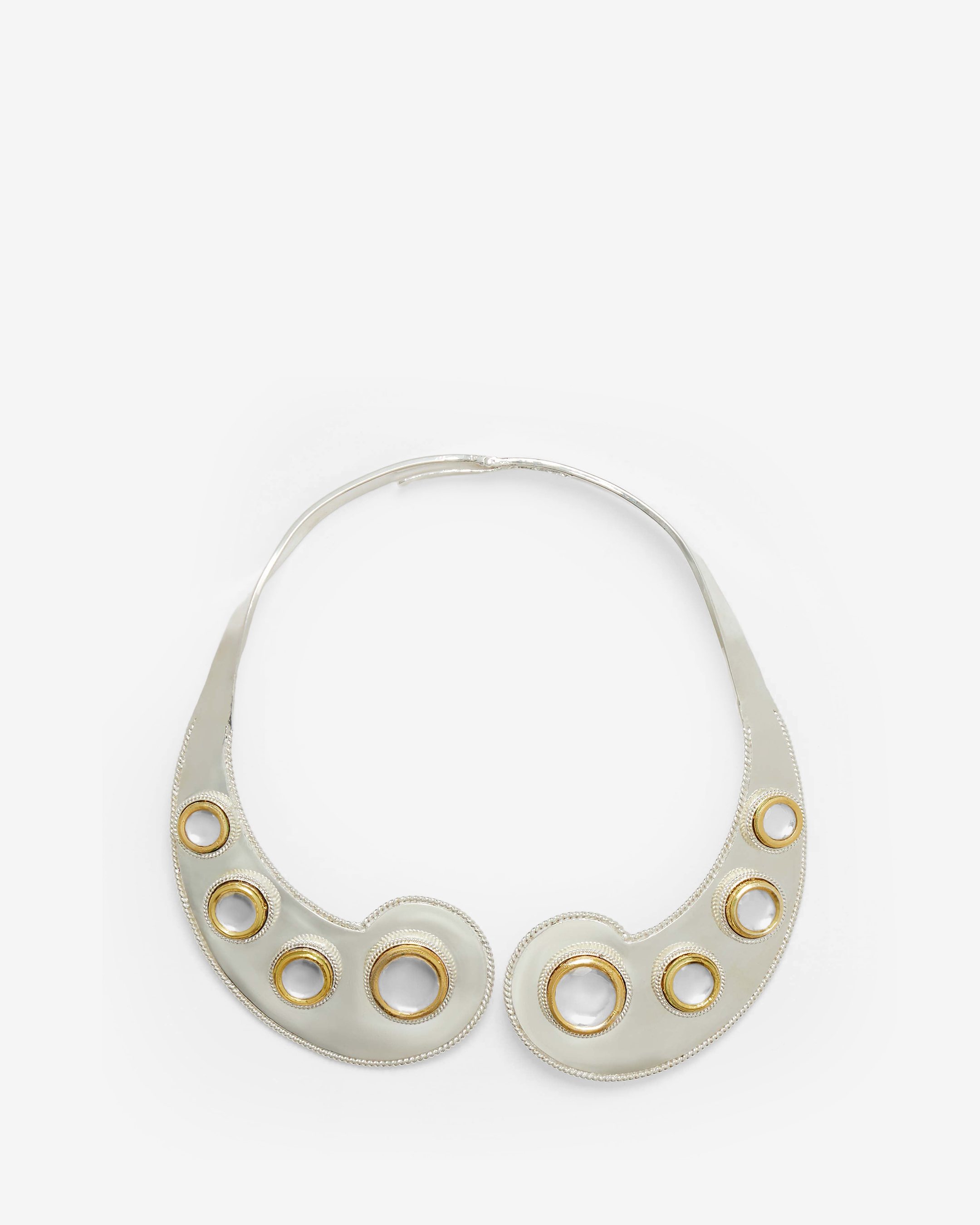 Polki Curl Collar Necklace