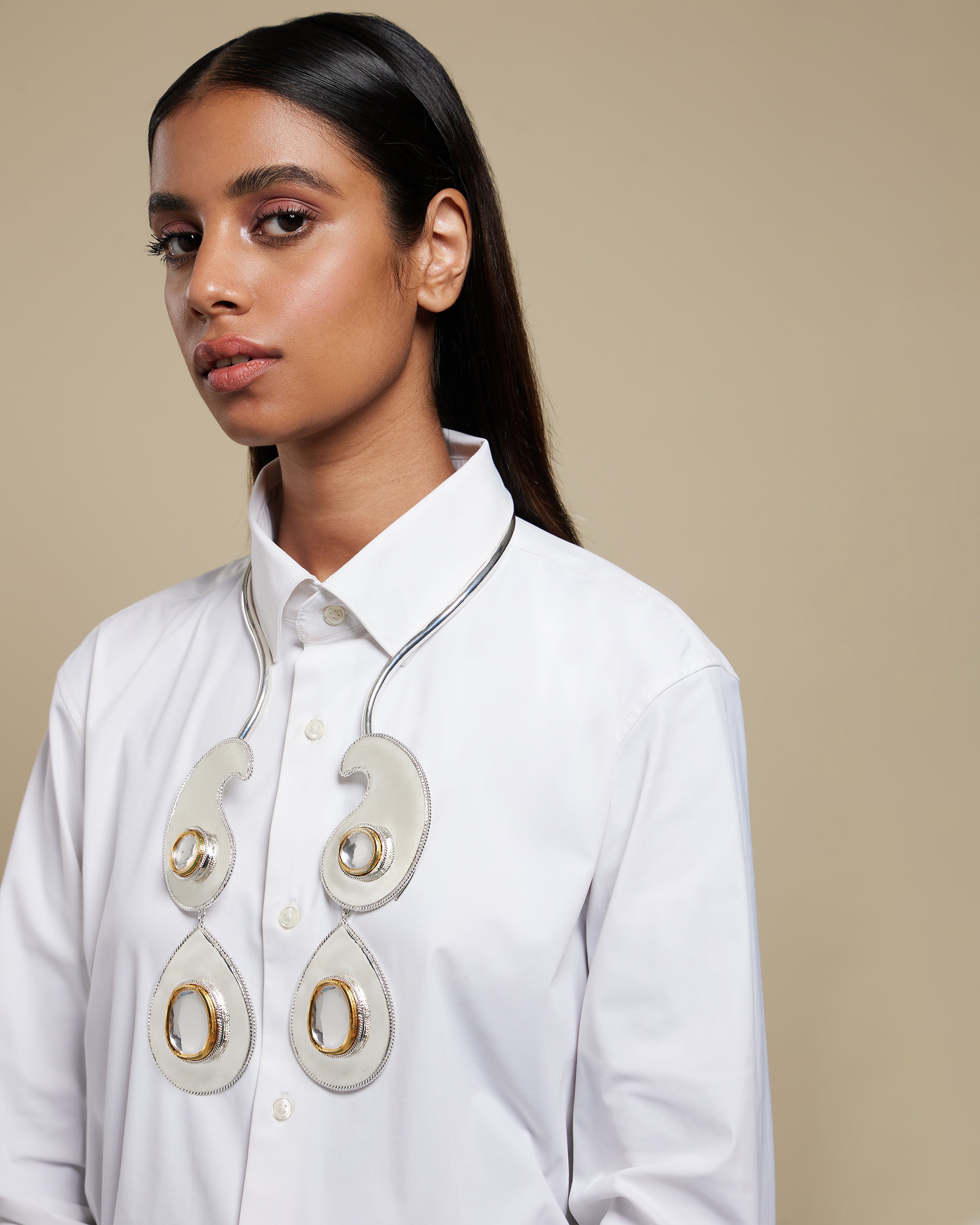 Polki Paisley Reverse Necklace