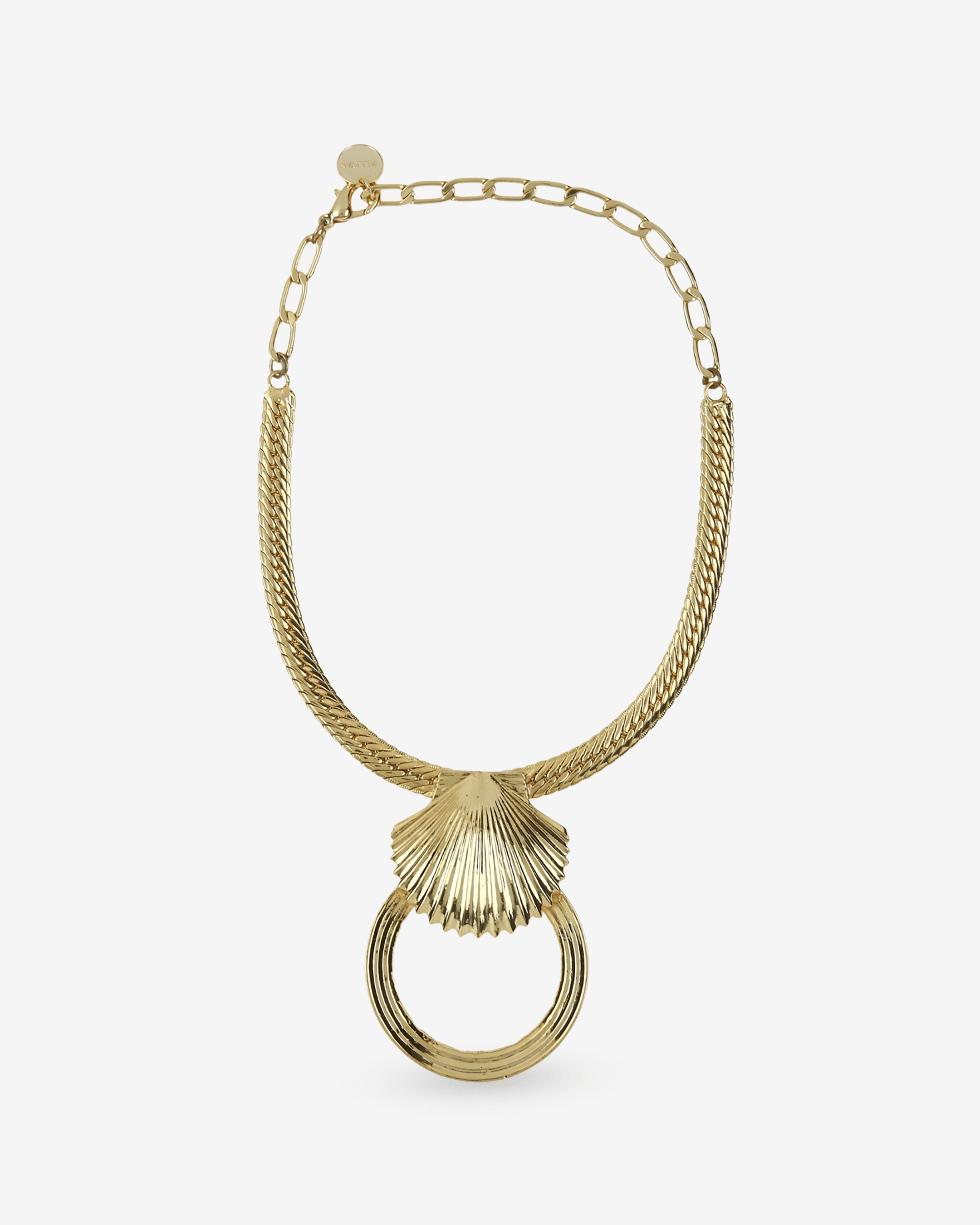 Shell Hoop Necklace