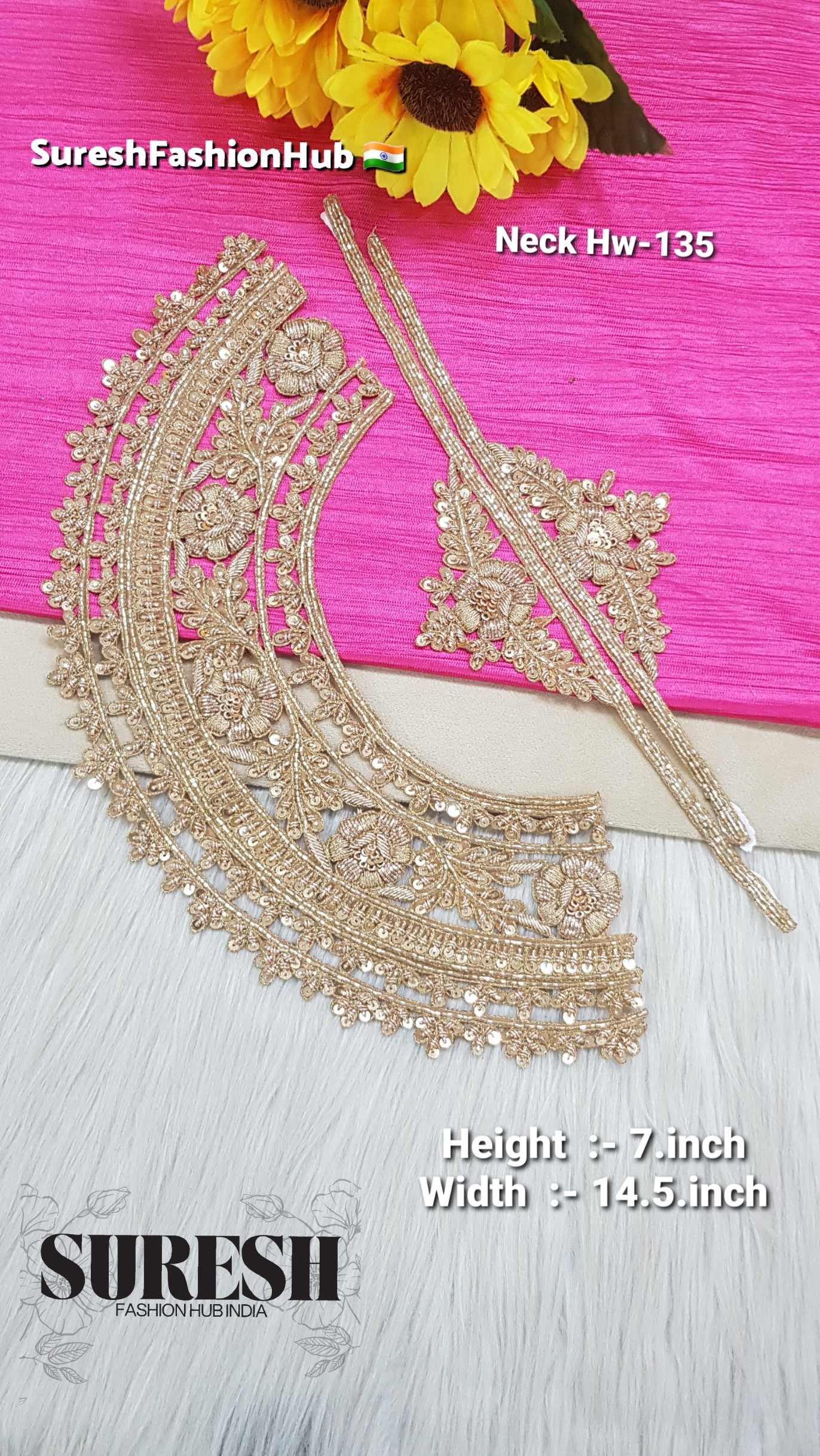 Regal Zardosi Petal Ensemble – Design HW-135