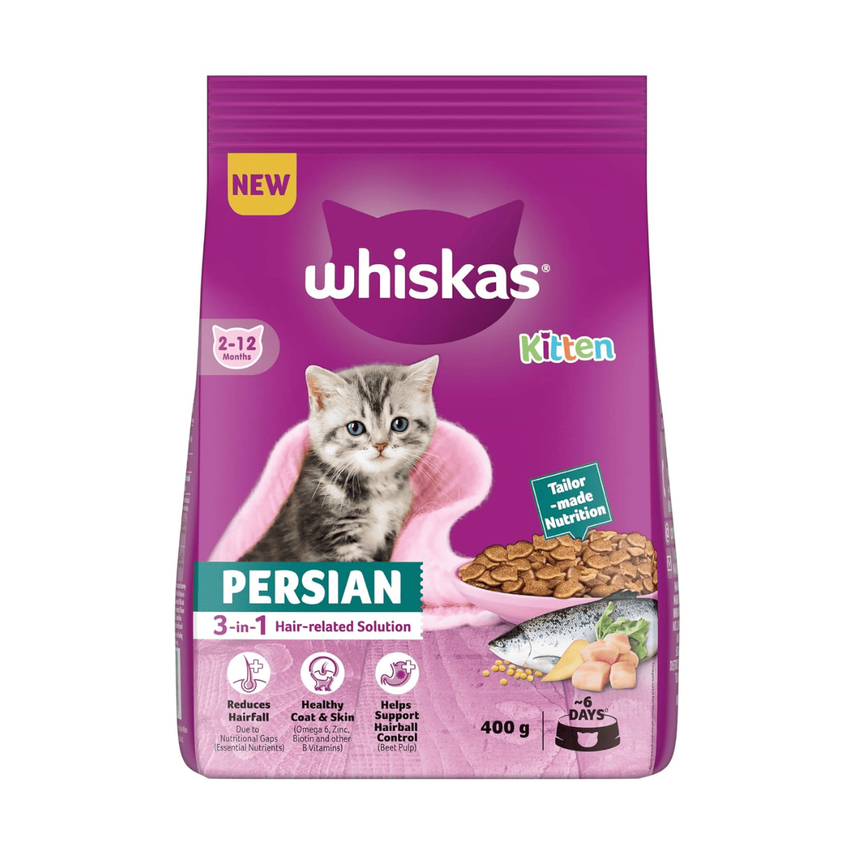 Whiskas (2 to 12 months) Persian Kitten Cat Dry Food