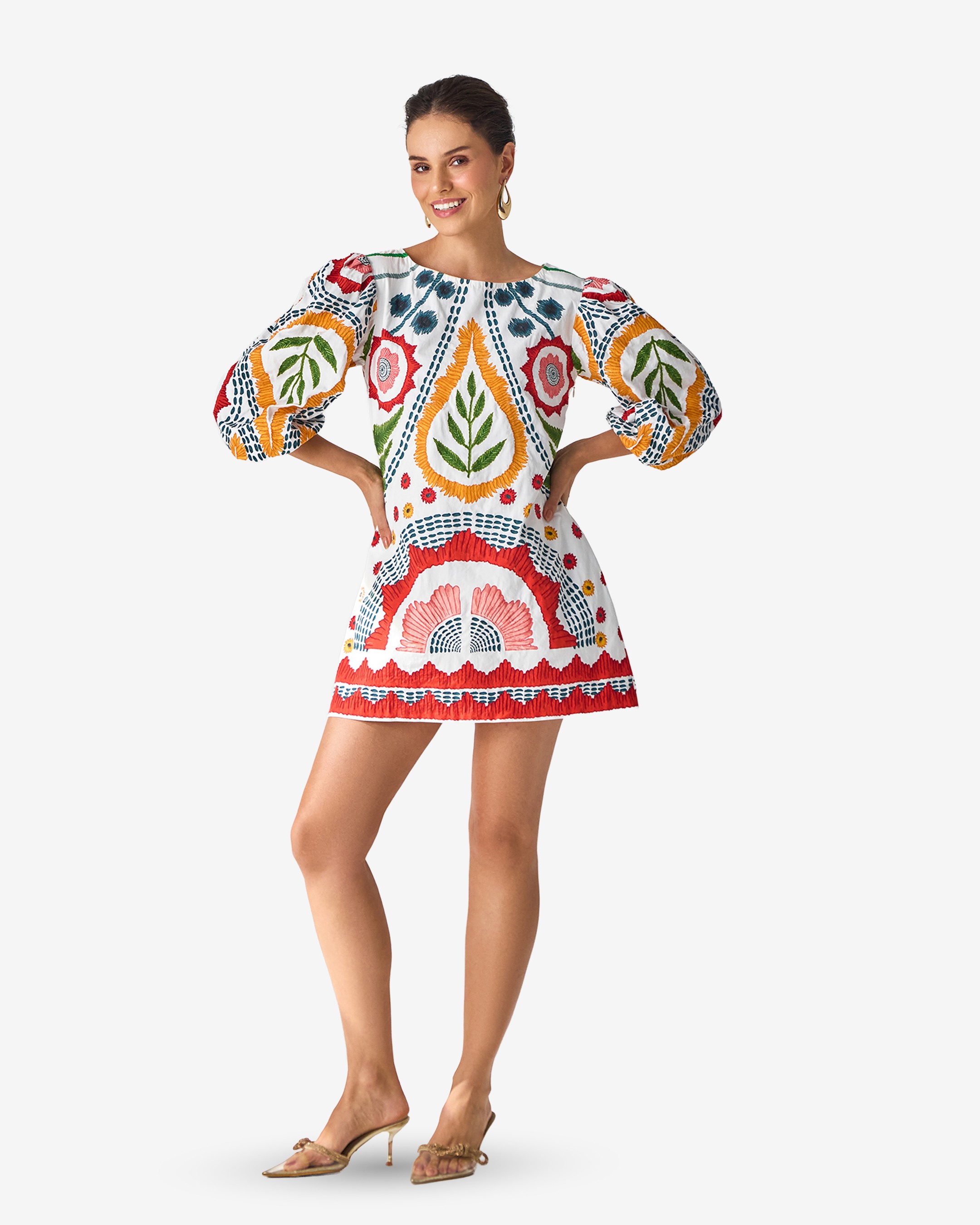 Claire Embroidered Dress