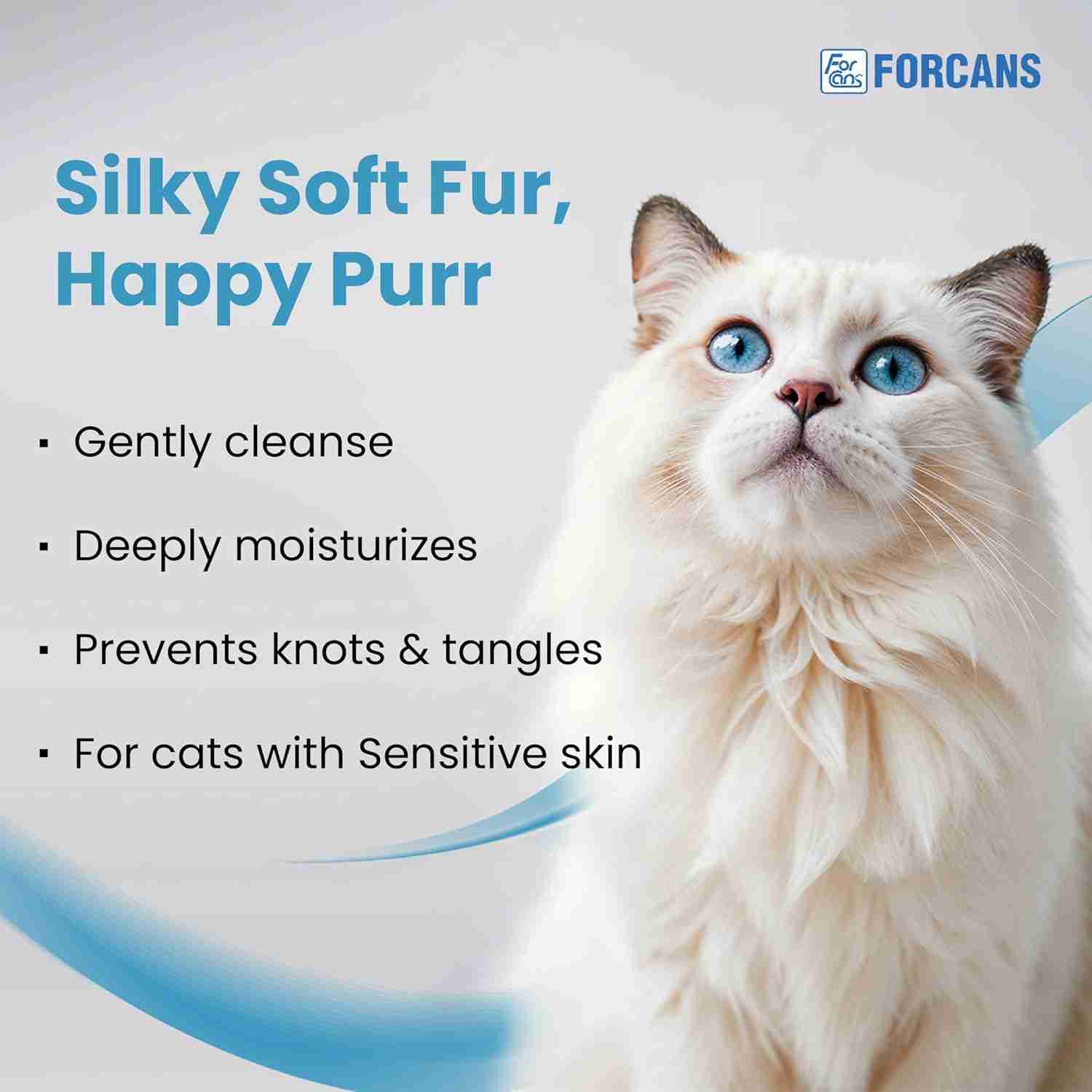 Forcans Cat Short Coat Shampoo & Conditioner