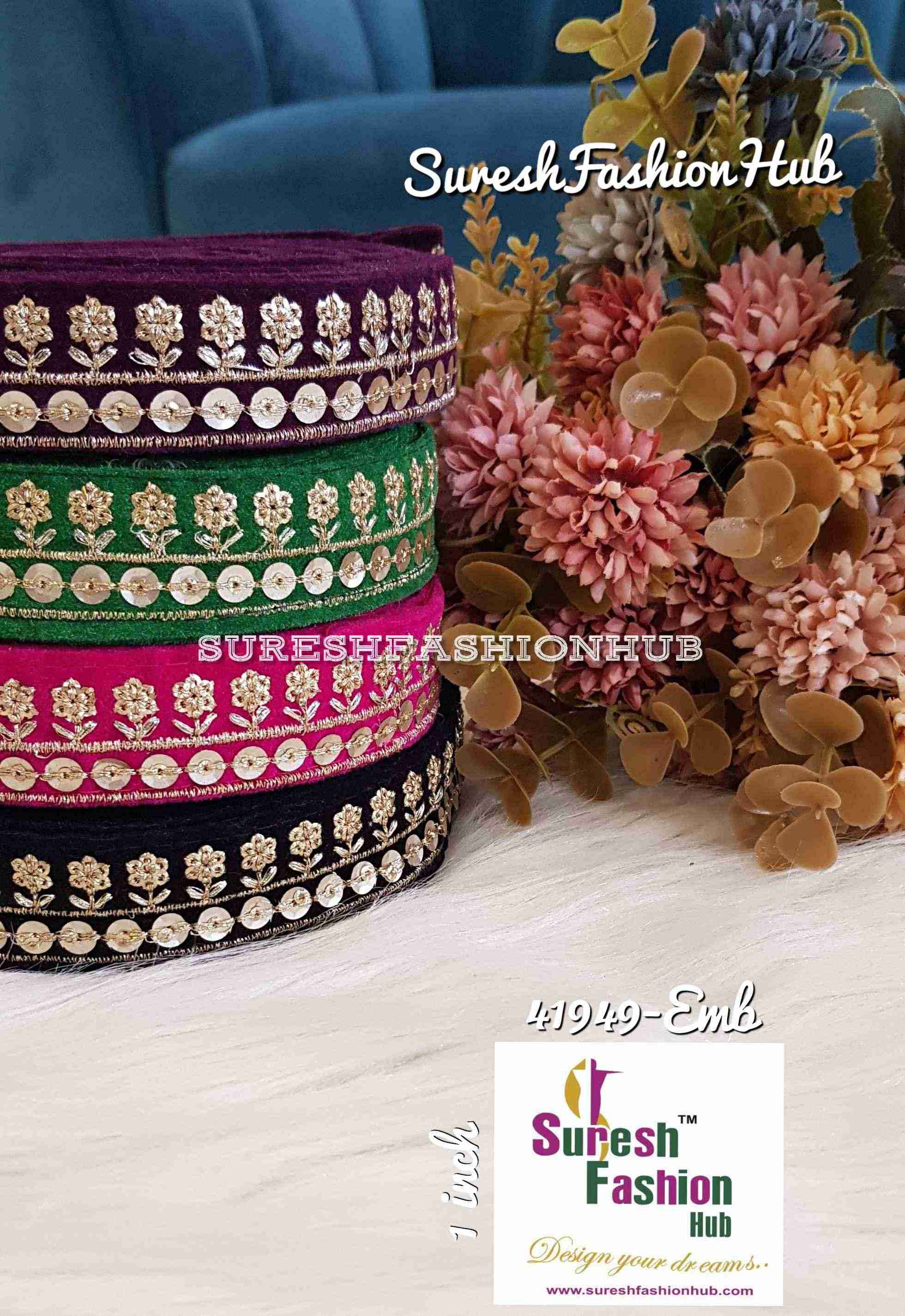 Indian Laces Embellishments Embroidery Saree Border  Wholesale Silk Crafting Sewing Decorative Designer Ribbons #bohobagmaking #fedorahats  #minne  #lndianlaces  #Sareeborder #アニー都城  #pasamanerías #pasamaneriasbordadas #Embellishments #可愛いマスク  #Embroiderytrimmings #アクセサリーパーツ #インドレース #homedecorating #galonesimportados #