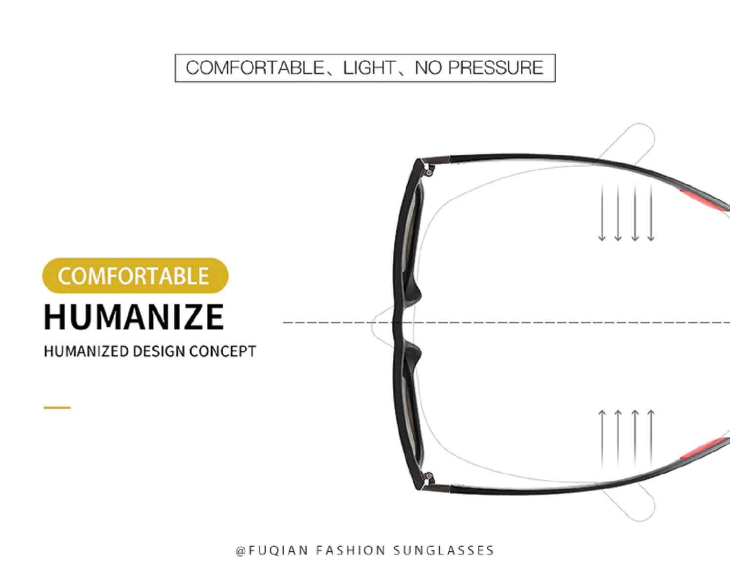 AUGEN Unisex Polarized Square Sunglasses (Black Frame and Black Lenses) - Pack of 1