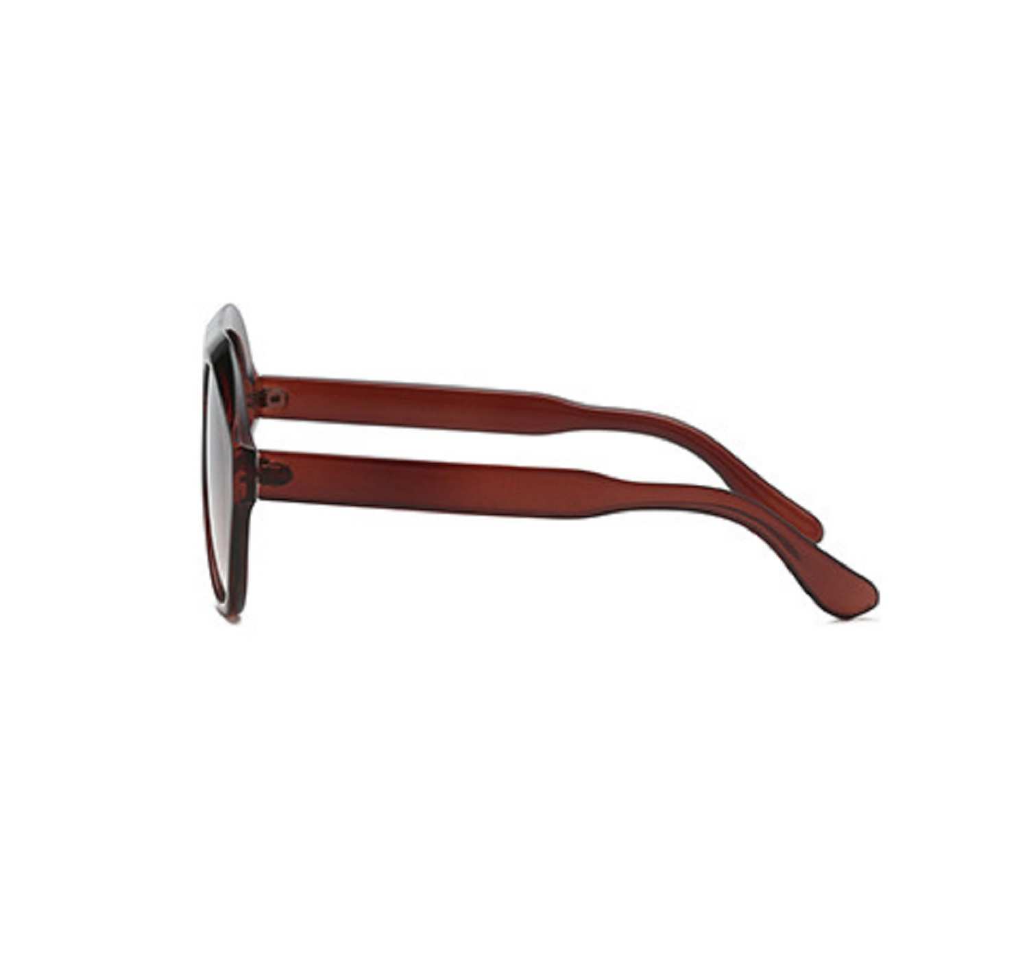 AUGEN By Visions India Retro Vintage Abstract Unisex Sunglasses UV400 Protected Large Size (Brown, 105)