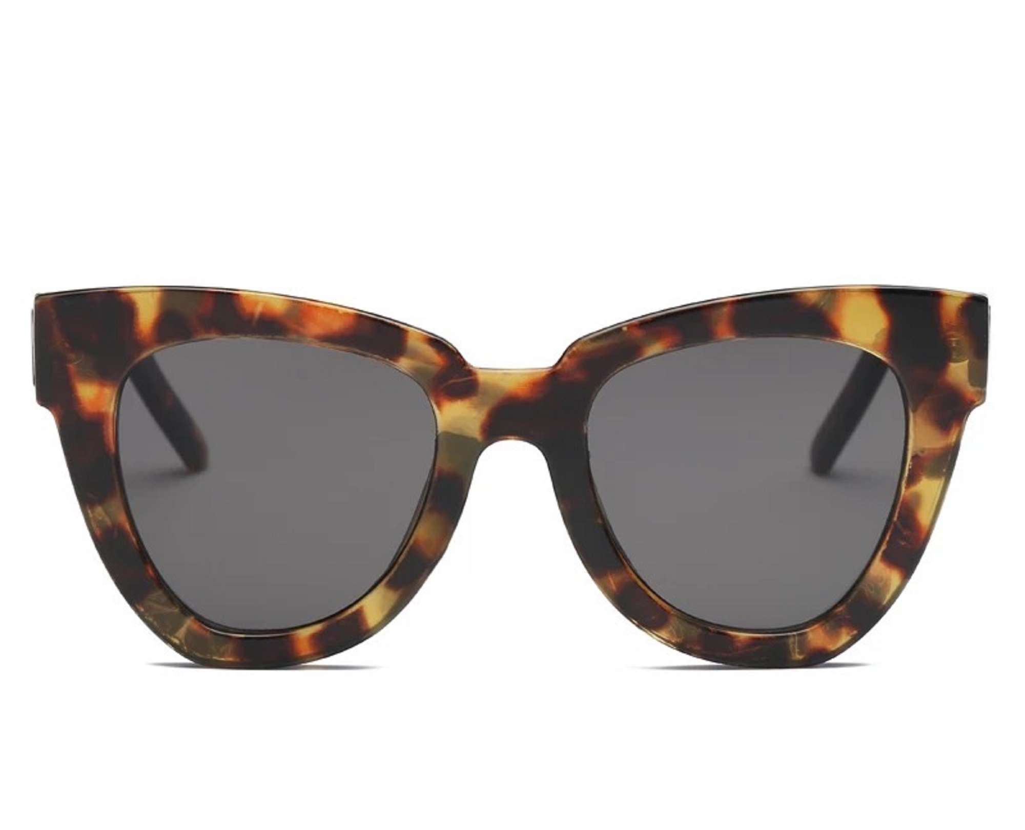 AUGEN By Visions India Retro Vintage Oversized Abstract Unisex Sunglasses UV400 Protected Large Size (DaBrown, 108) - Pack of 1