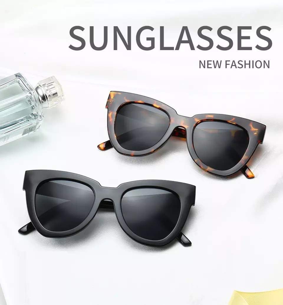 AUGEN By Visions India Retro Vintage Oversized Abstract Unisex Sunglasses UV400 Protected Large Size (DaBrown, 108) - Pack of 1