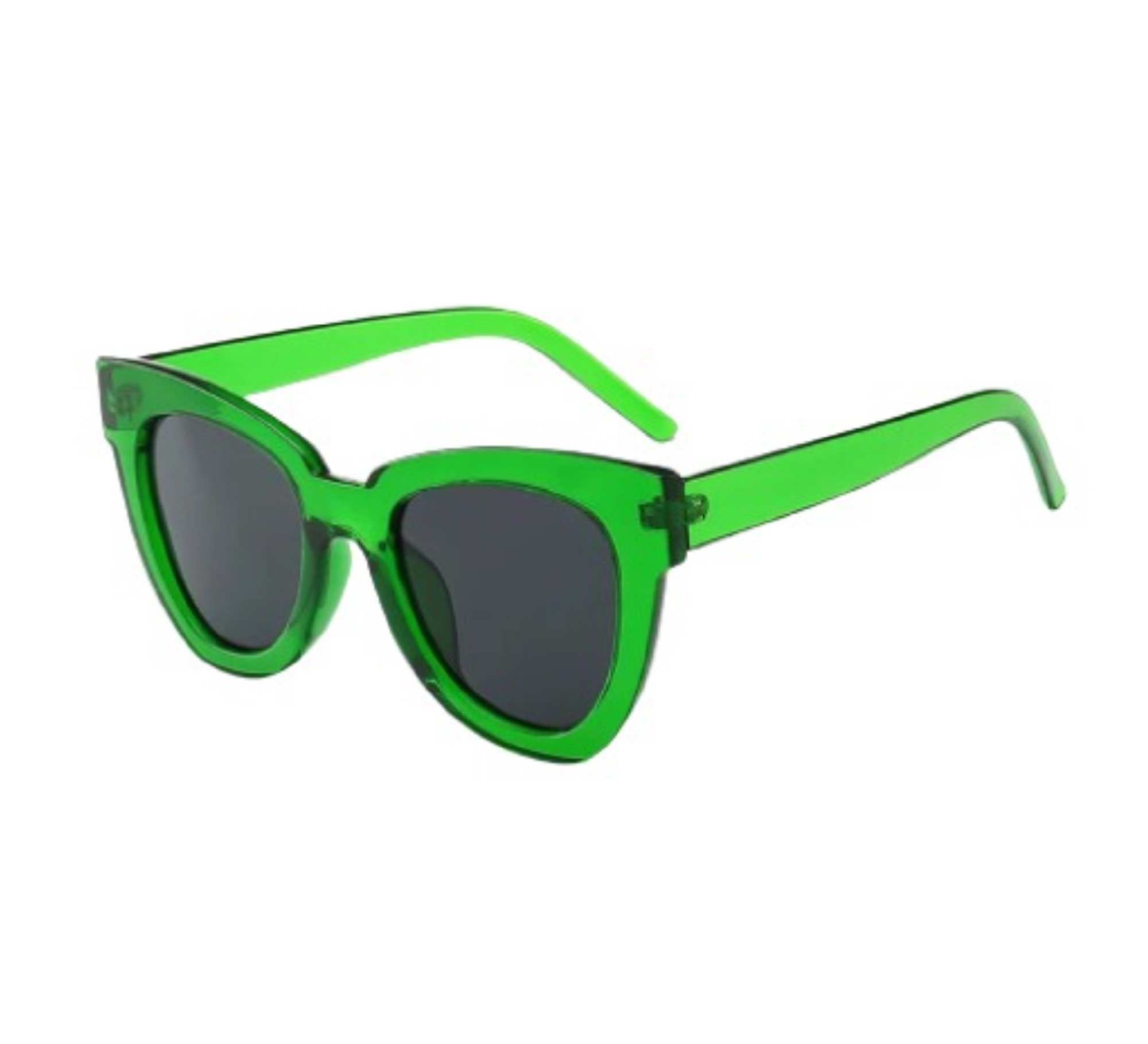 AUGEN By Visions India Retro Vintage Oversized Abstract Unisex Sunglasses UV400 Protected Large Size (Green, 108) - Pack of 1