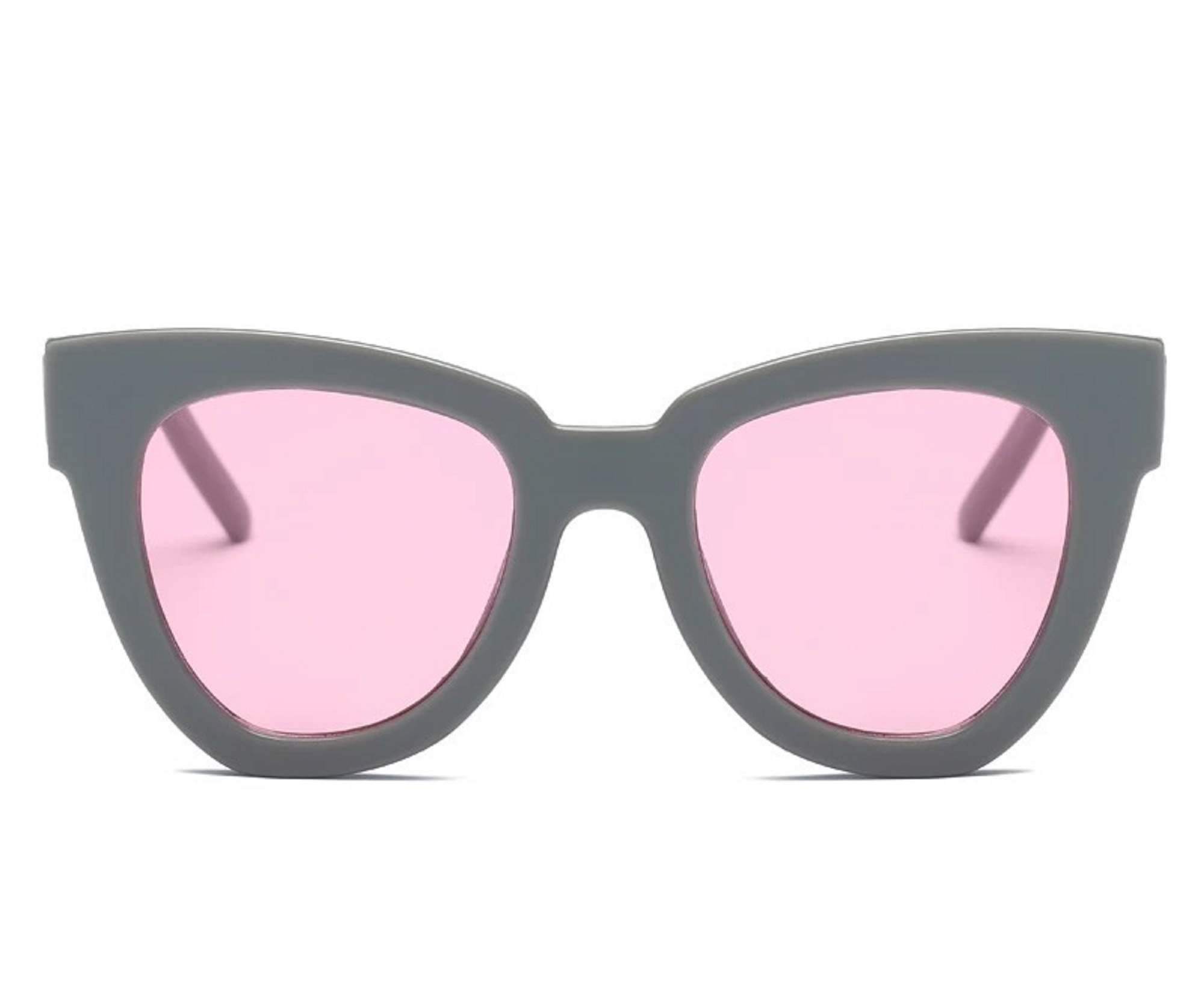 AUGEN By Visions India Retro Vintage Oversized Abstract Unisex Sunglasses UV400 Protected Large Size (Grey, 108)- Pack of 1