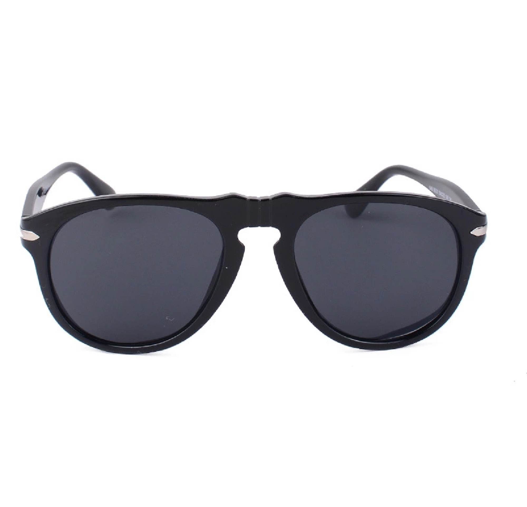 AUGEN By Visions India Retro Vintage Polarized Abstract Unisex Sunglasses UV400 Protected Medium Size (Black, 110)