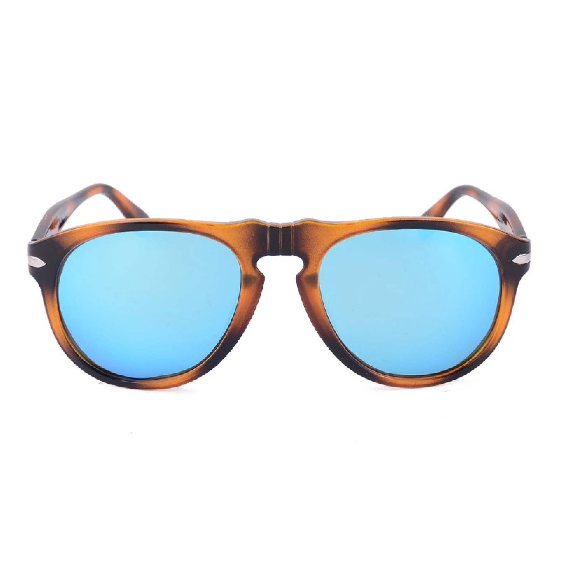 AUGEN By Visions India Retro Vintage Polarized Abstract Unisex Sunglasses UV400 Protected Medium Size (Blue, 110)