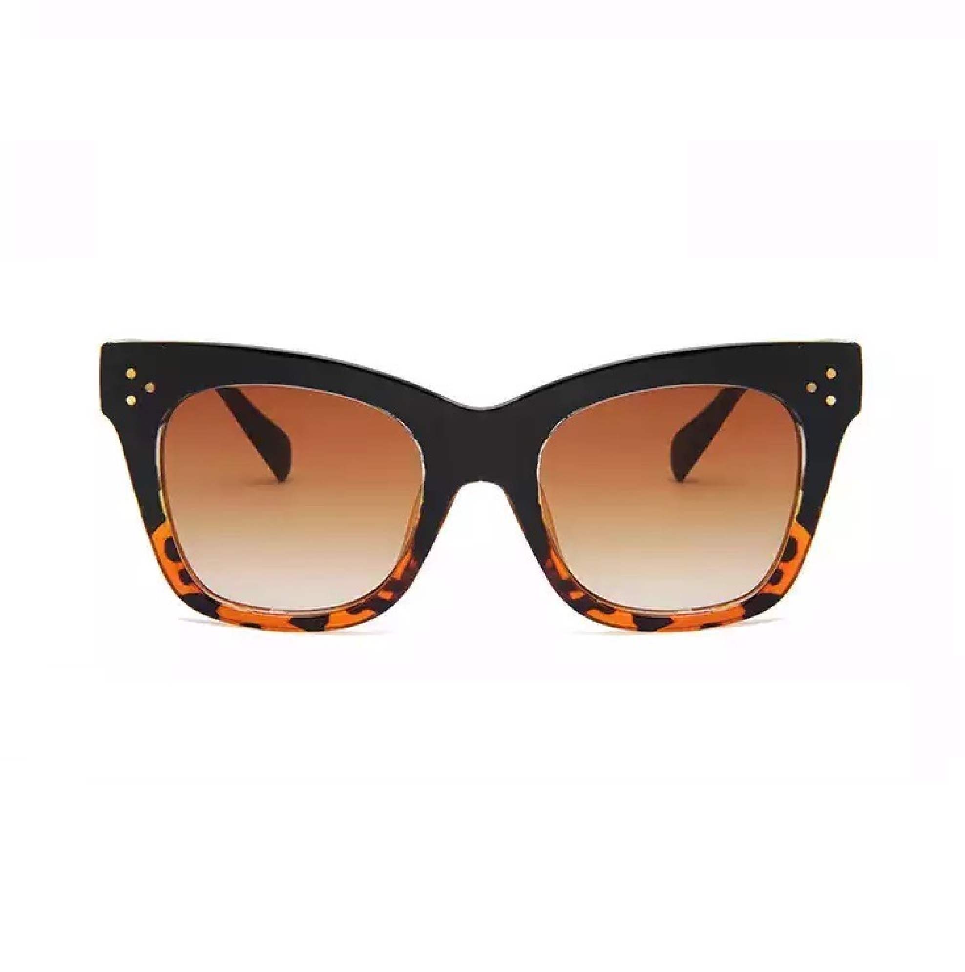 AUGEN By Visions India Retro Vintage Oversized Abstract Unisex Sunglasses UV400 Protected Large Size (C2, 111)