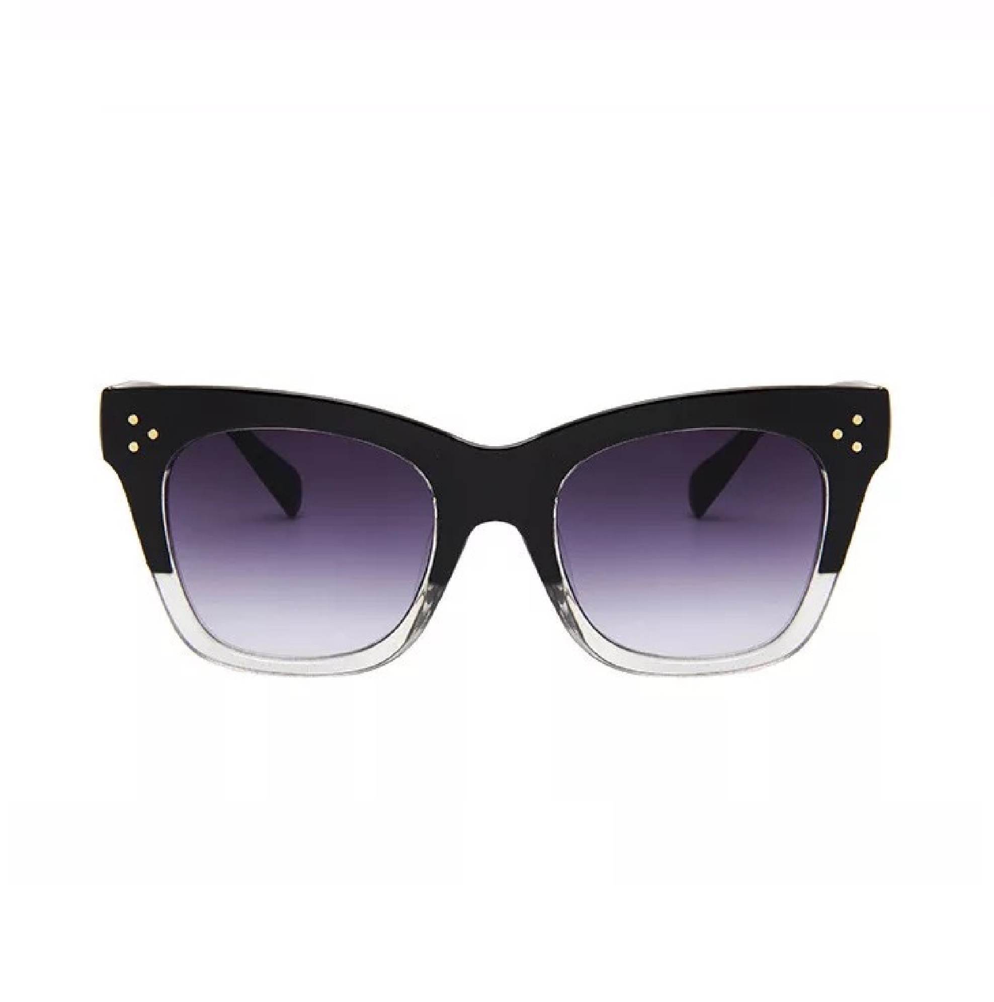 AUGEN By Visions India Retro Vintage Oversized Abstract Unisex Sunglasses UV400 Protected Large Size (C3, 111)