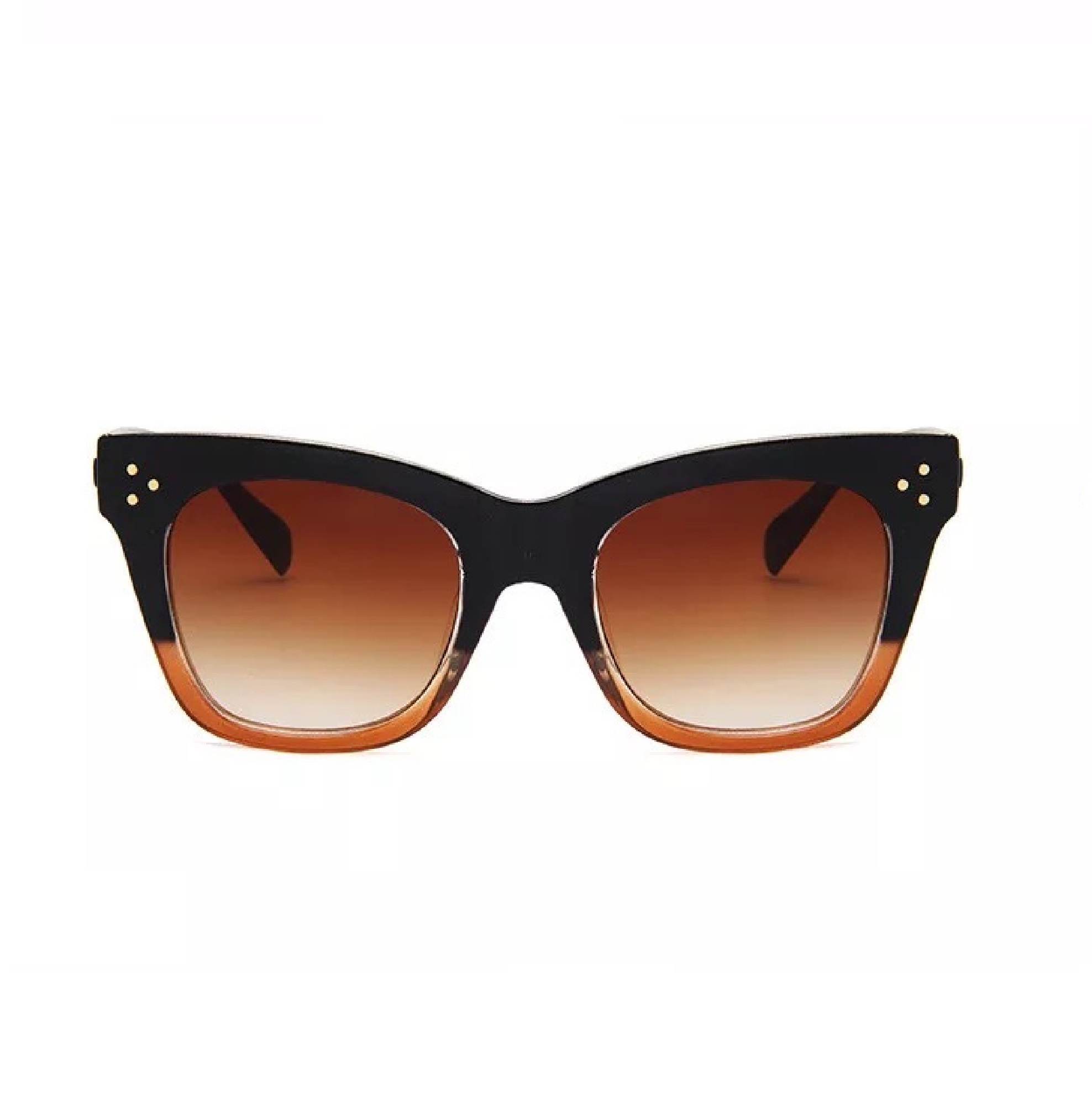 AUGEN By Visions India Retro Vintage Oversized Abstract Unisex Sunglasses UV400 Protected Large Size (C4, 111)