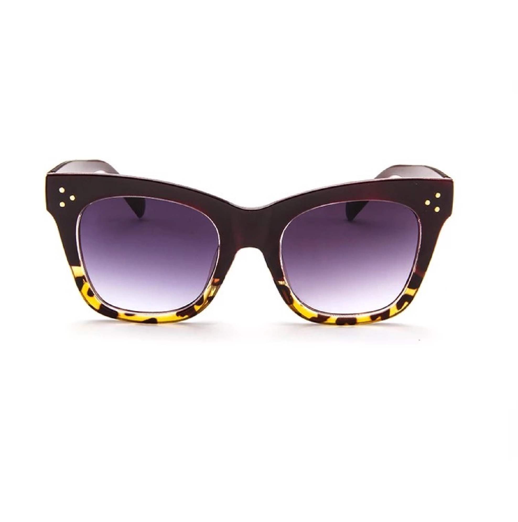 AUGEN By Visions India Retro Vintage Oversized Abstract Unisex Sunglasses UV400 Protected Large Size (C6, 111)