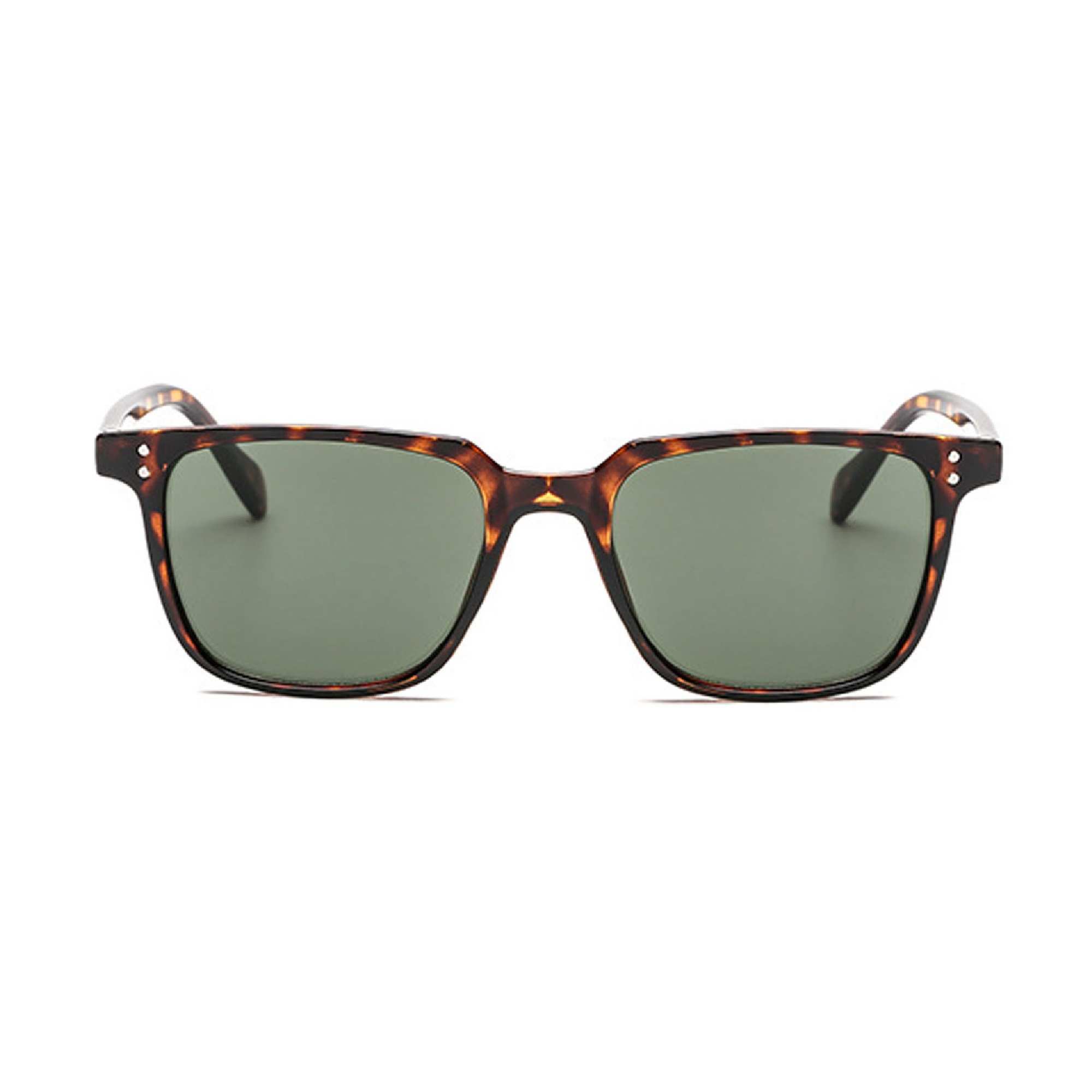 AUGEN By Visions India Retro Vintage Square Abstract Unisex Sunglasses UV400 Protected Medium Size (Brown, 116) - Pack of 1