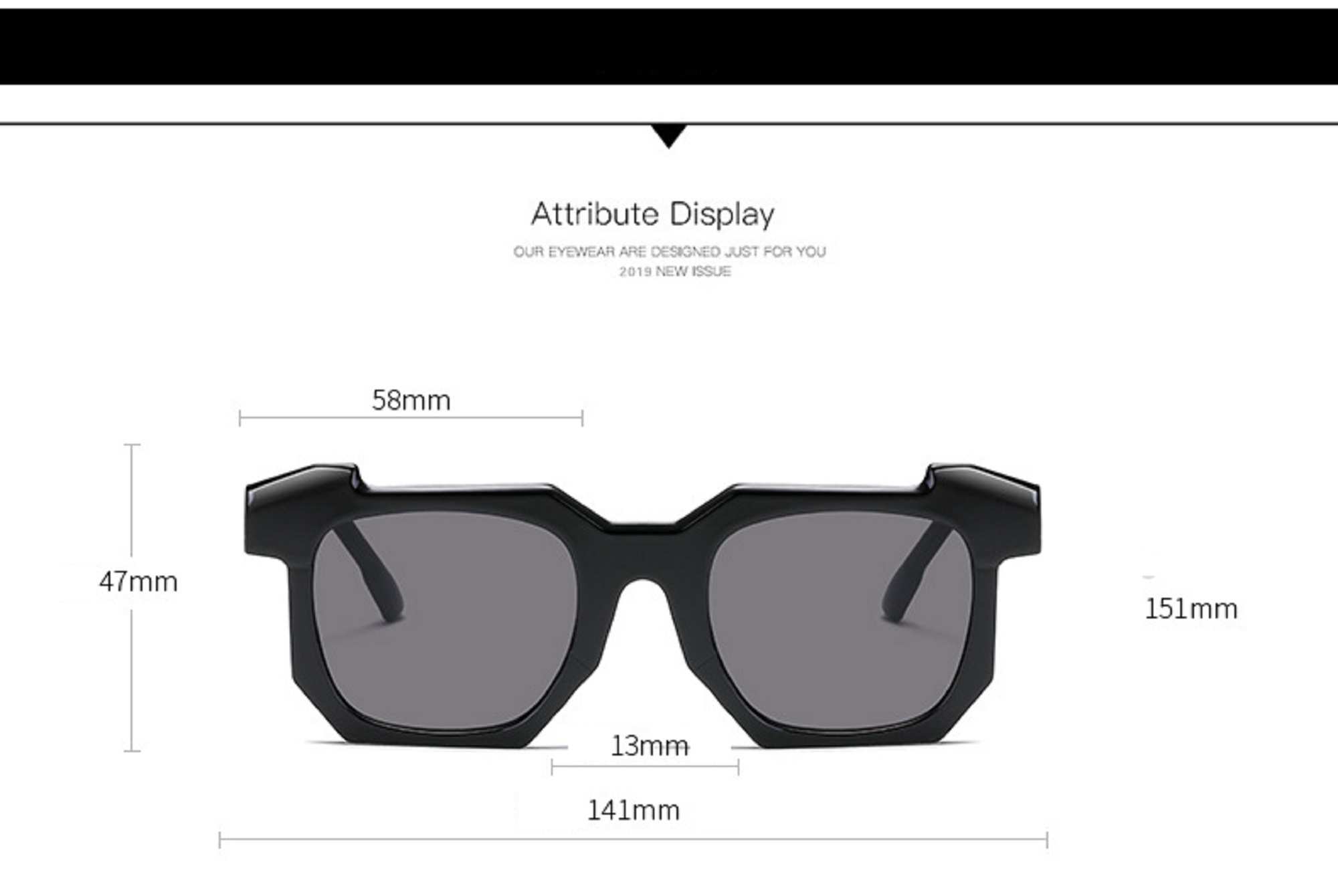 AUGEN By Visions India Retro Vintage Square Abstract Unisex Sunglasses UV400 Protected Medium Size (Brown2, 117) - Pack of 1