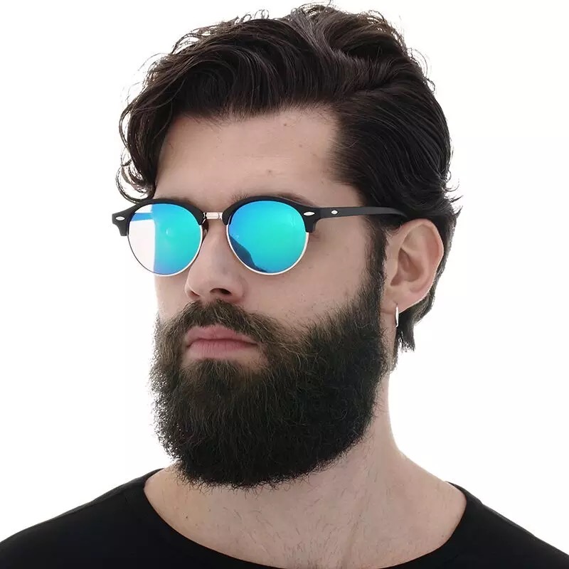 AUGEN By Visions India Retro Vintage Round Abstract Unisex Sunglasses UV400 Protected Medium Size (Pink, 122)