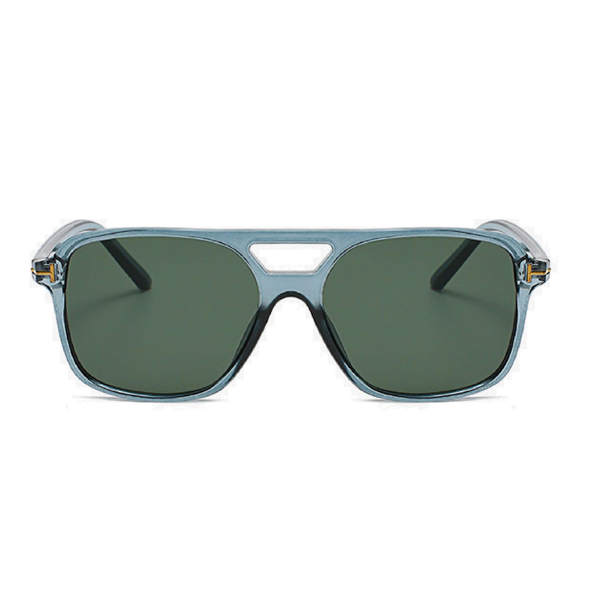 AUGEN By Visions India Retro Vintage Pilot Abstract Unisex Sunglasses UV400 Protected Medium Size (Grey, 123)- Pack of 1