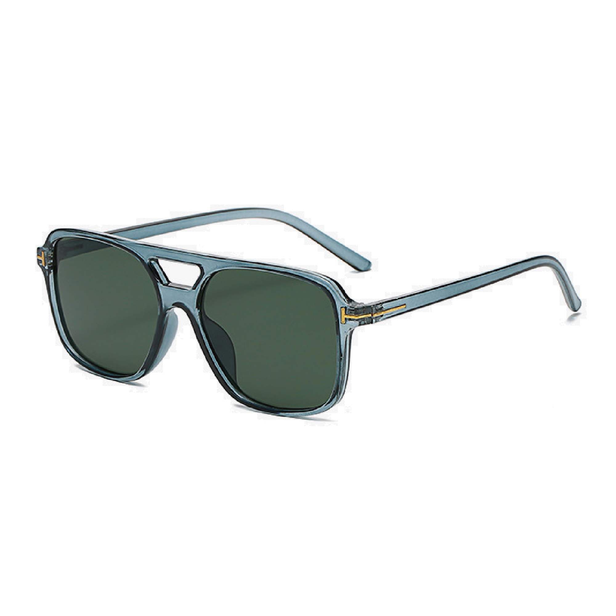 AUGEN By Visions India Retro Vintage Pilot Abstract Unisex Sunglasses UV400 Protected Medium Size (Grey, 123)- Pack of 1
