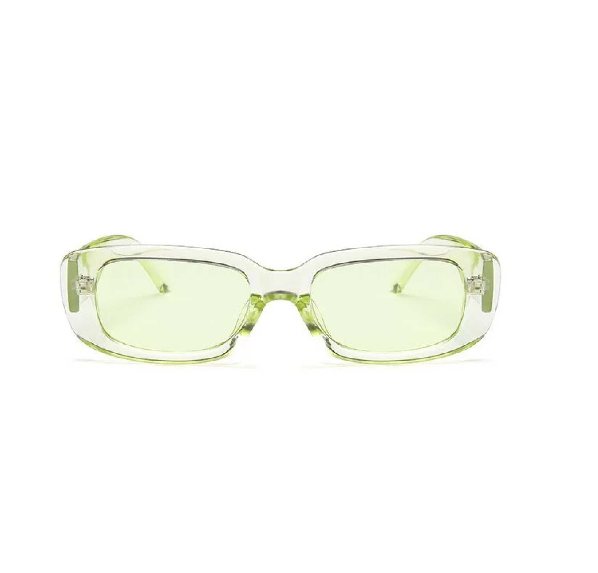 AUGEN Unisex Rectangular Sunglasses Yellow Frame Yellow Lens ( Medium )