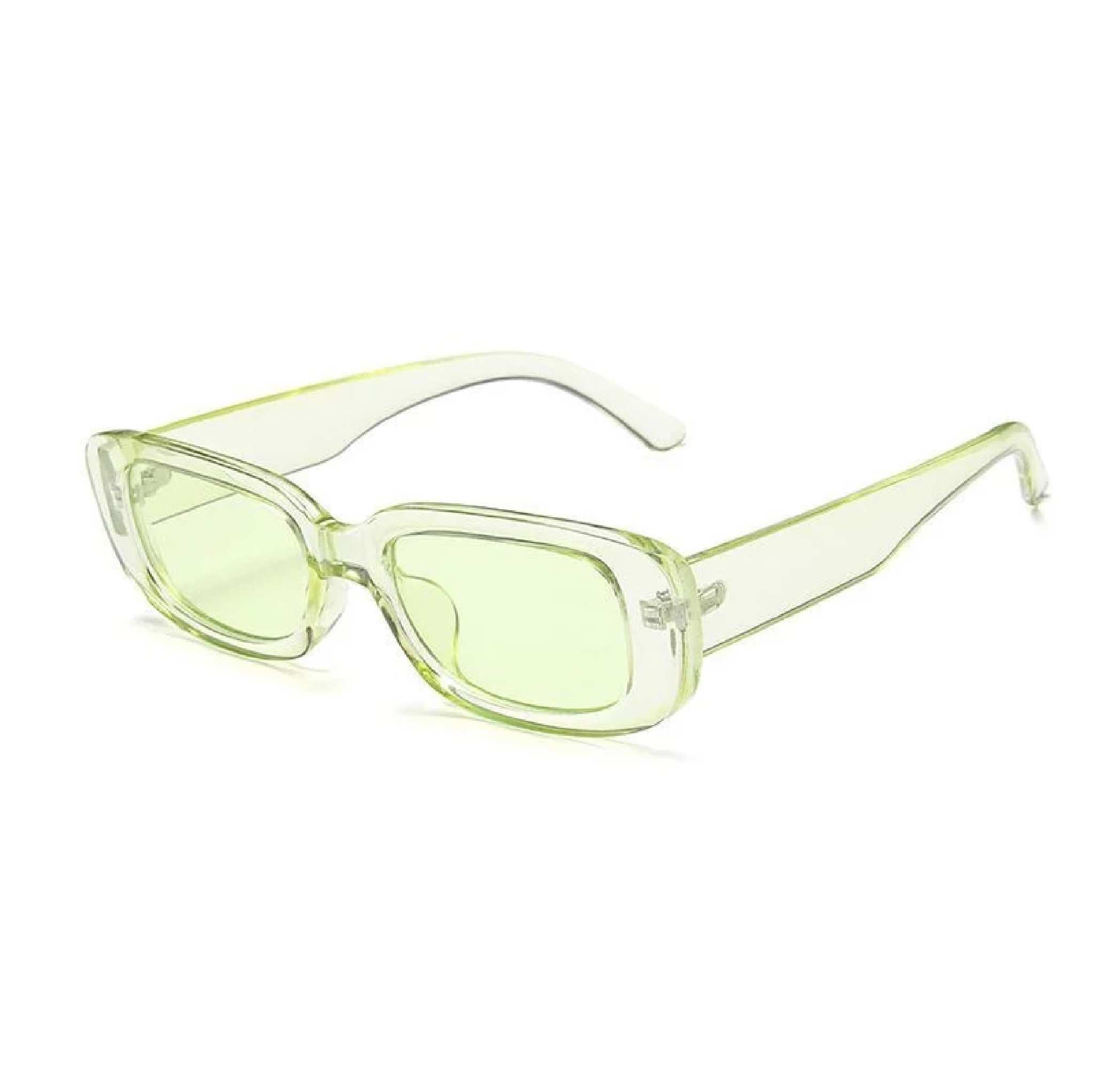 AUGEN Unisex Rectangular Sunglasses Yellow Frame Yellow Lens ( Medium )