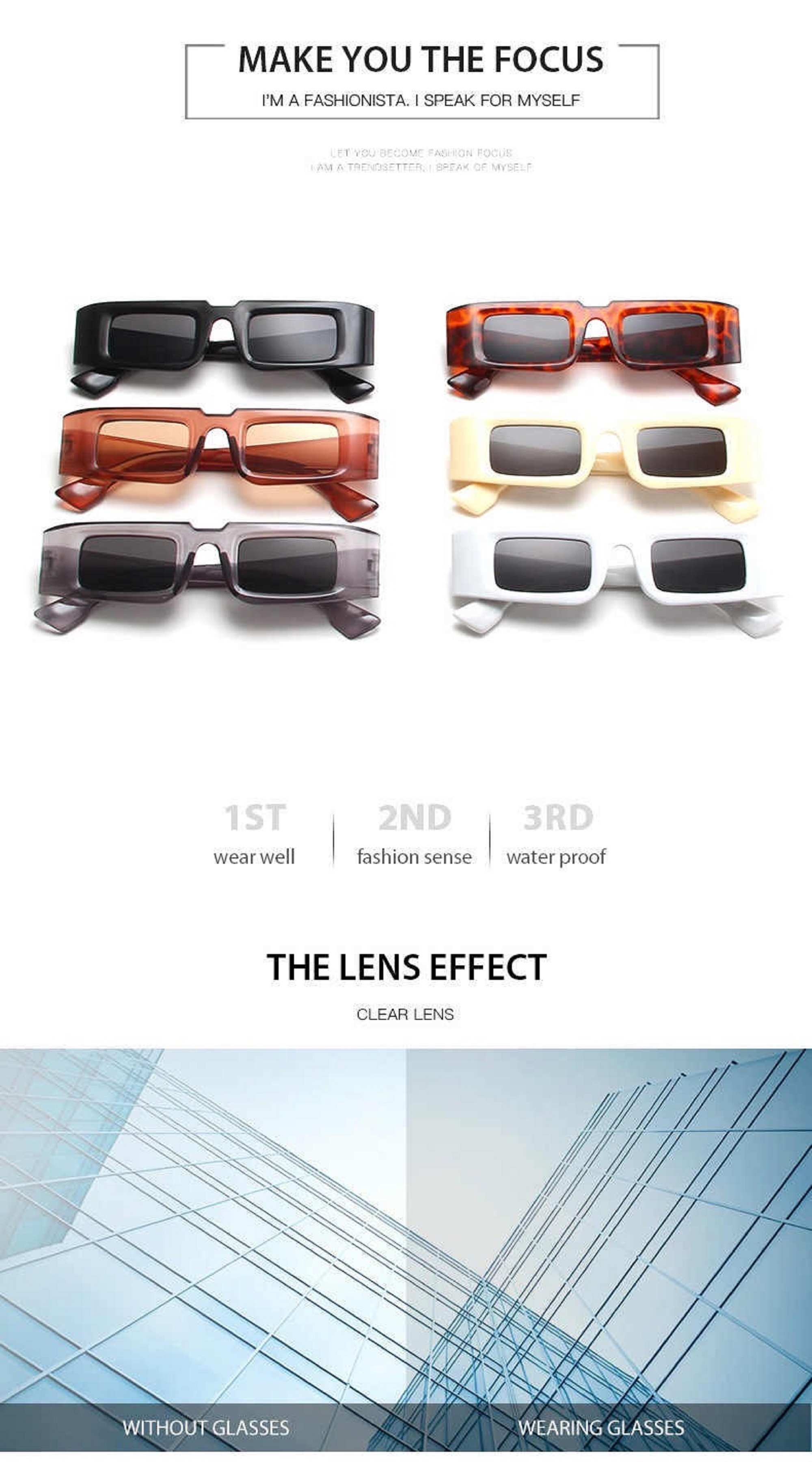 AUGEN Unisex Rectangular Sunglasses White Frame Black Lens ( Medium )